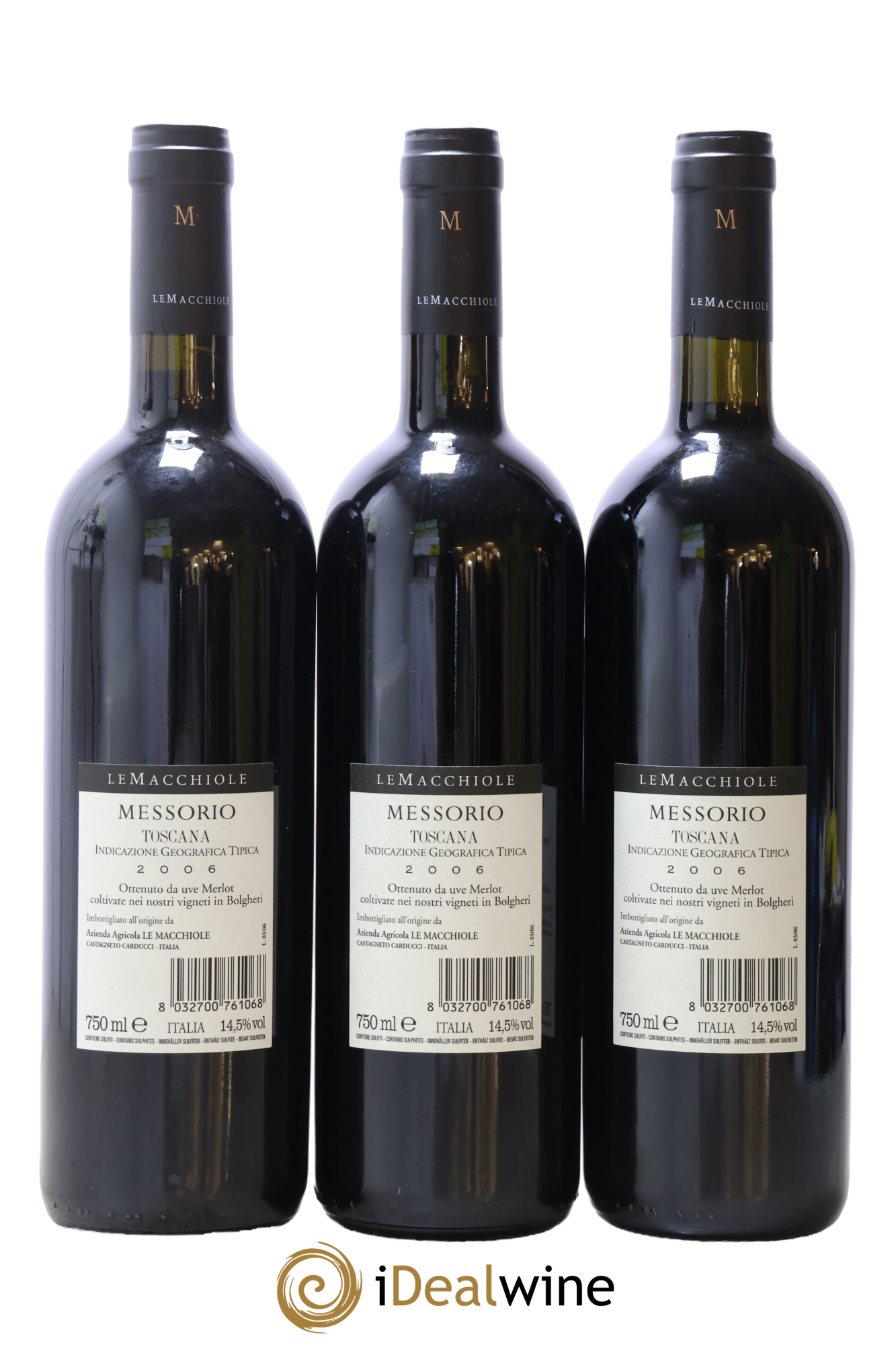 Toscana IGT Le Macchiole Messorio 2006 - Lot of 6 bottles - 2