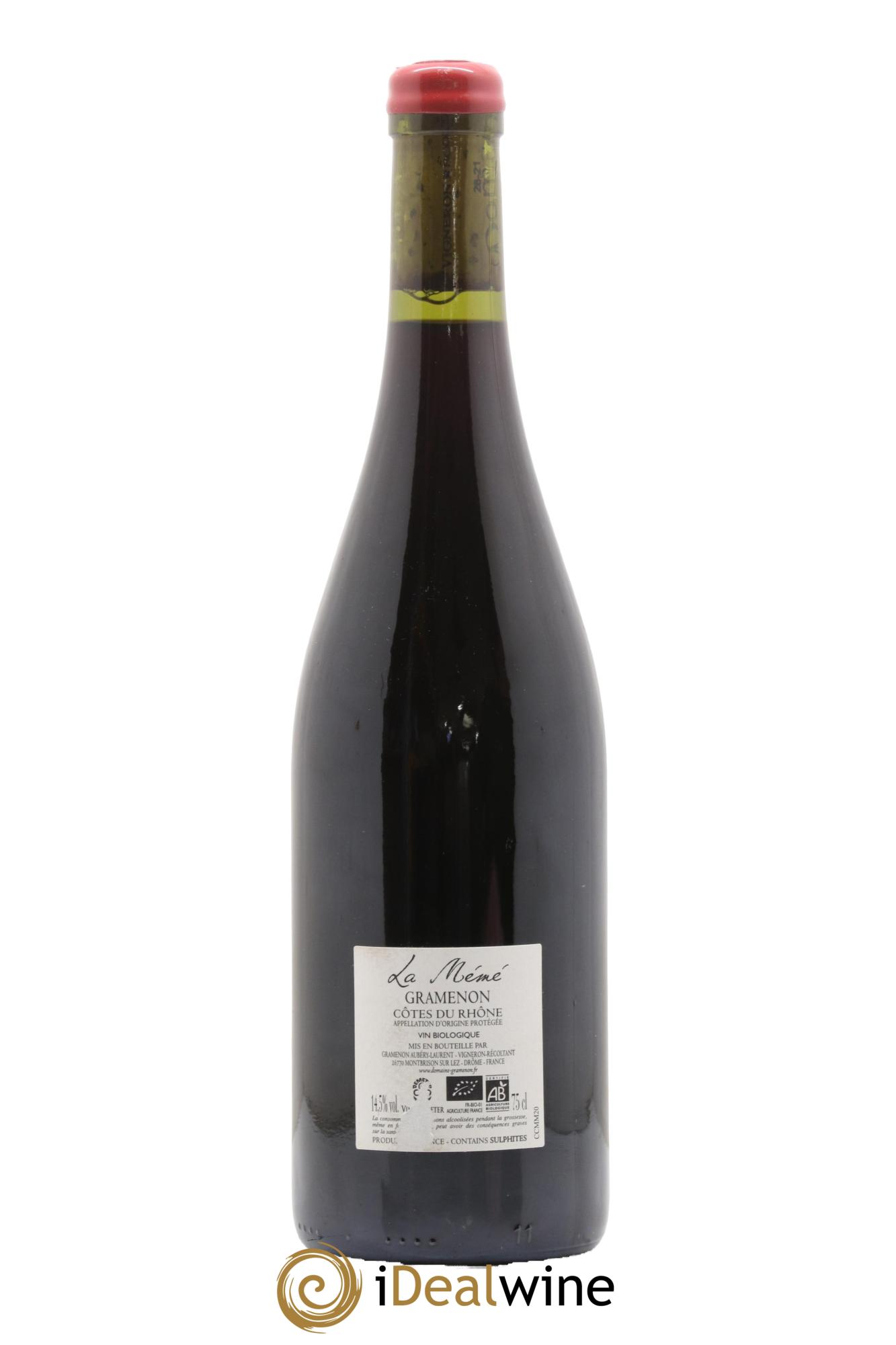 Côtes-du-Rhône La Mémé Ceps Centenaires Gramenon (Domaine) 2020 - Lotto di 1 bottiglia - 1
