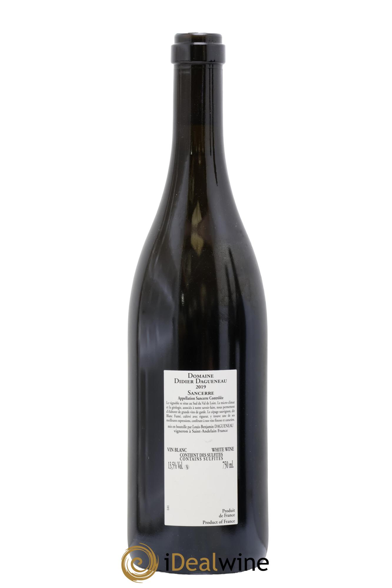 Sancerre En Chailloux Dagueneau 2019 - Lot de 1 bouteille - 1