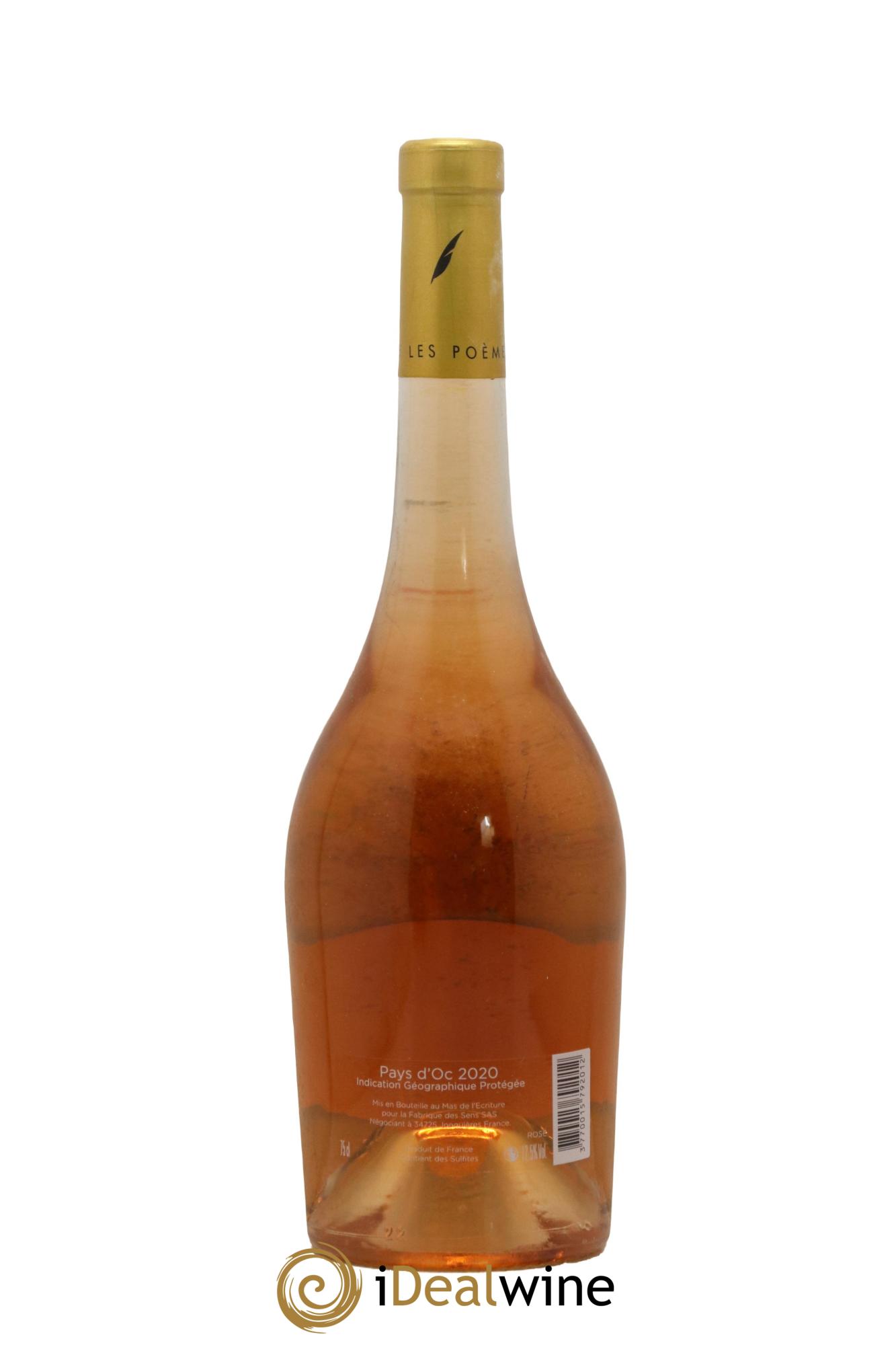 Cabardès Les Poemes de l'ecriture Mas de l'ecriture 2020 - Lot de 1 bouteille - 1