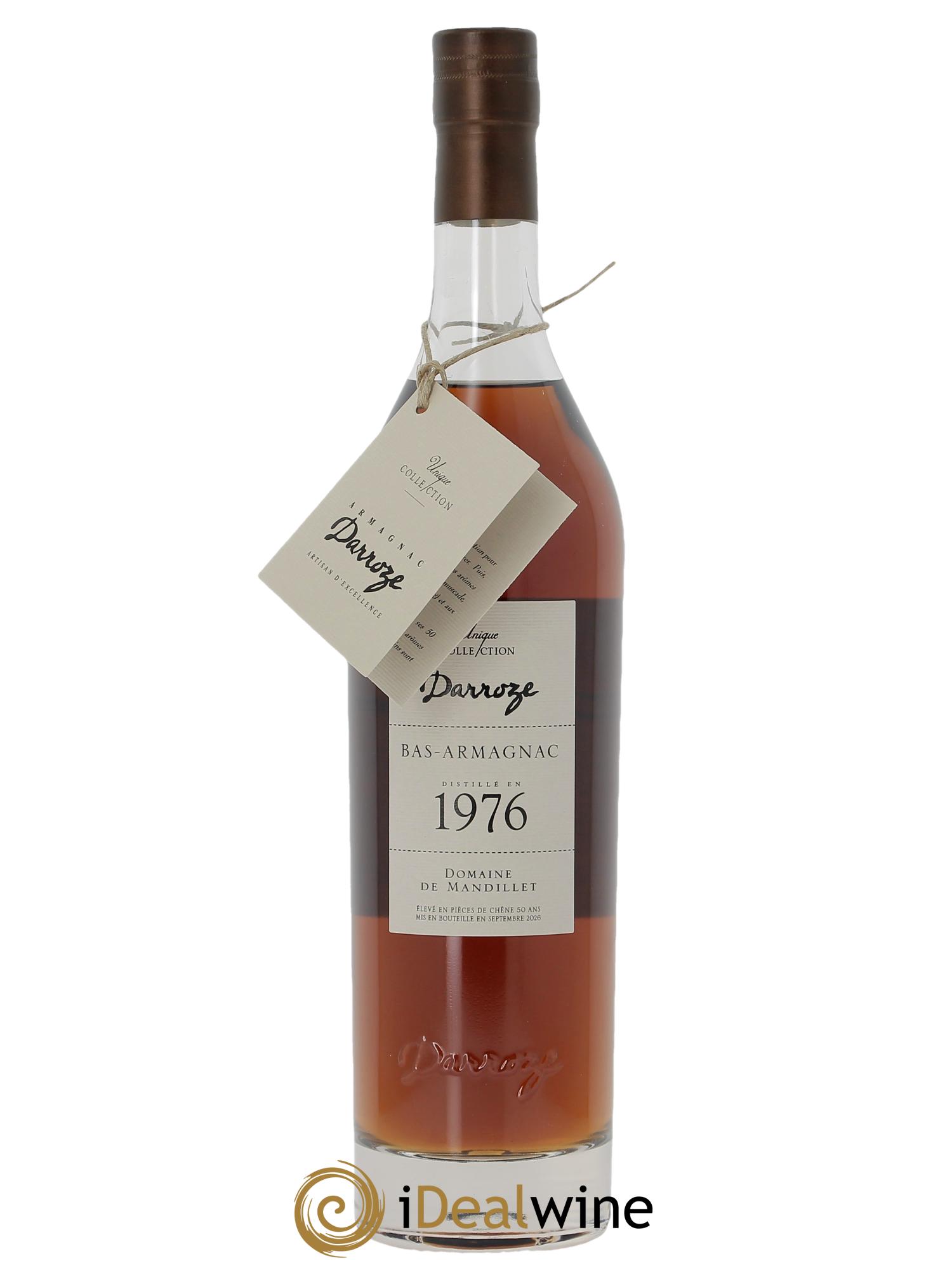 Bas-Armagnac Domaine de Mandillet Darroze  1976 - Lot of 1 bottle - 1