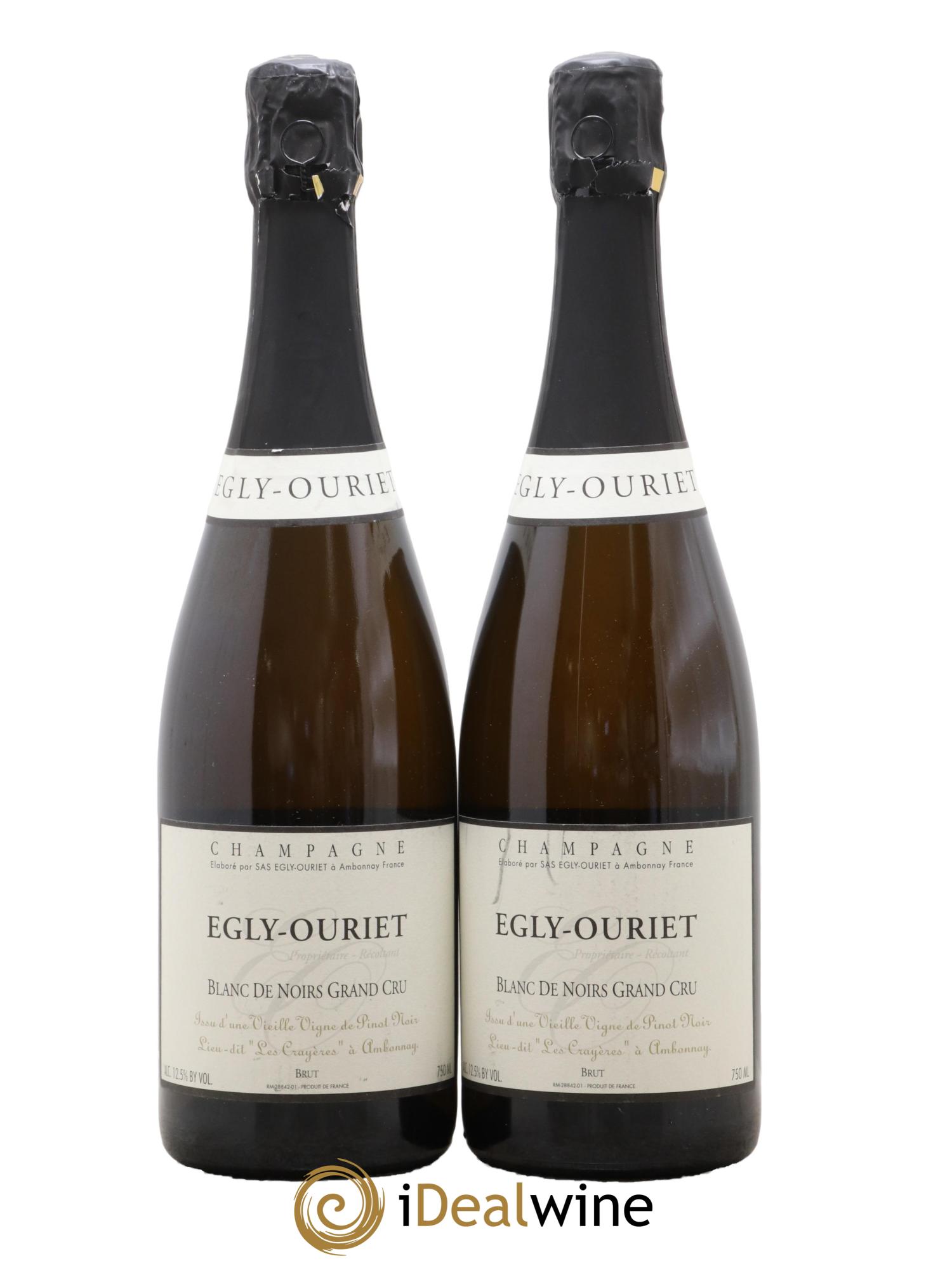 Blanc de Noirs Les Crayères Vieilles vignes Egly-Ouriet - Lot de 2 bouteilles - 0