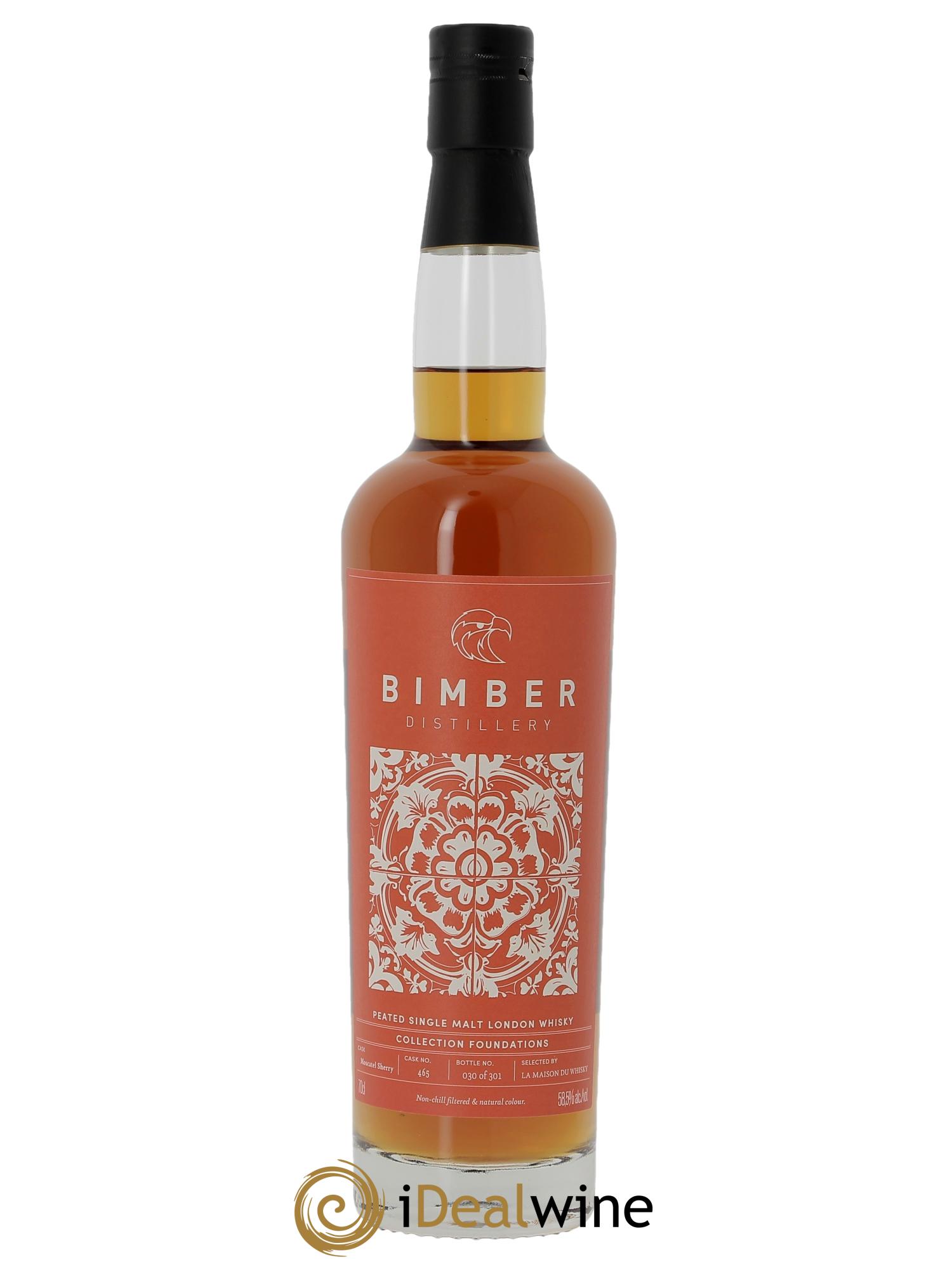 Whisky Bimber Moscatel Sherry Peated Single Cask Foundations  2019 - Lote de 1 botella - 1