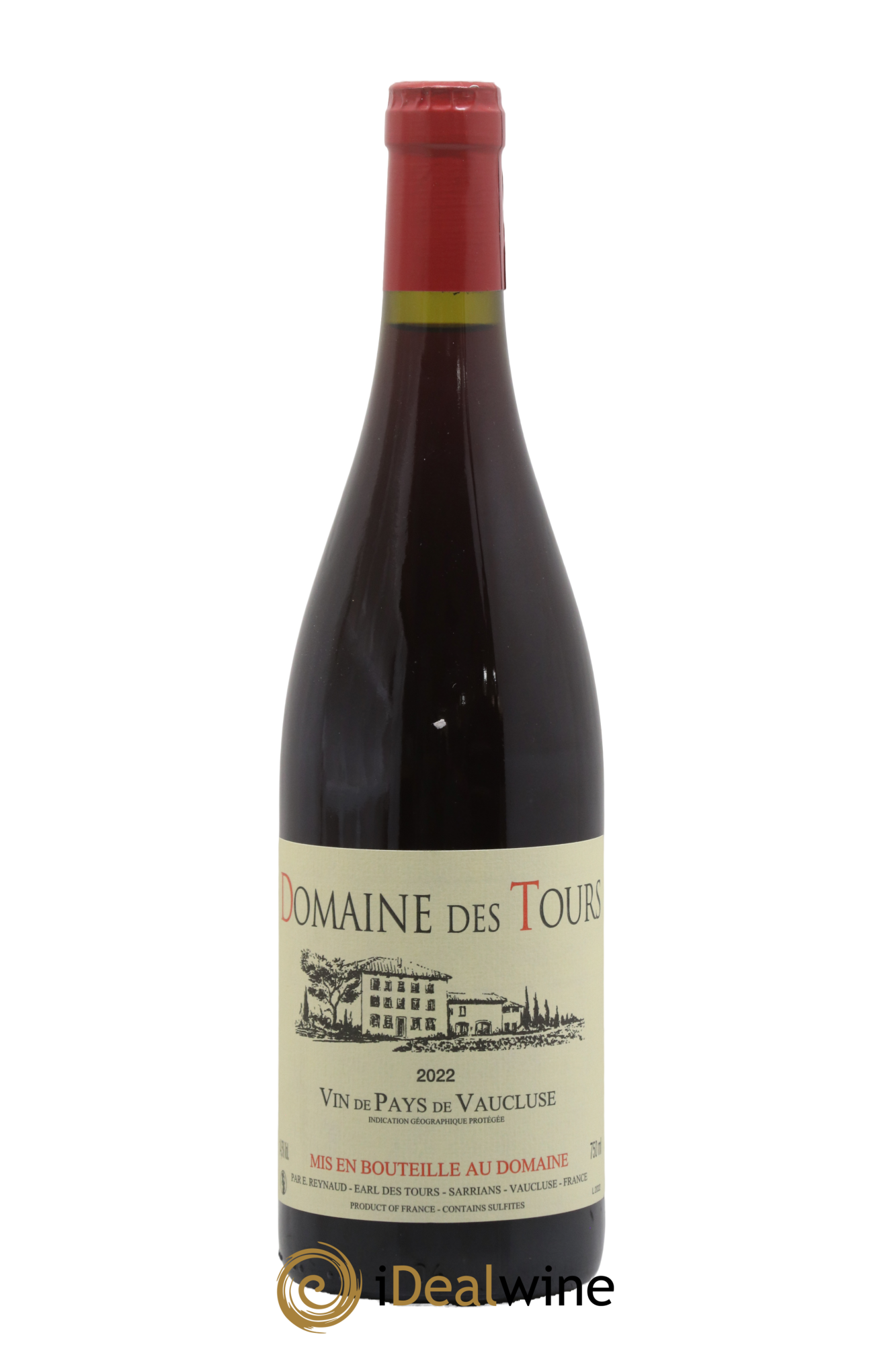 Vaucluse (Vin de Pays de Vaucluse) Domaine des Tours Emmanuel Reynaud 2022 - Lot of 1 bottle - 0