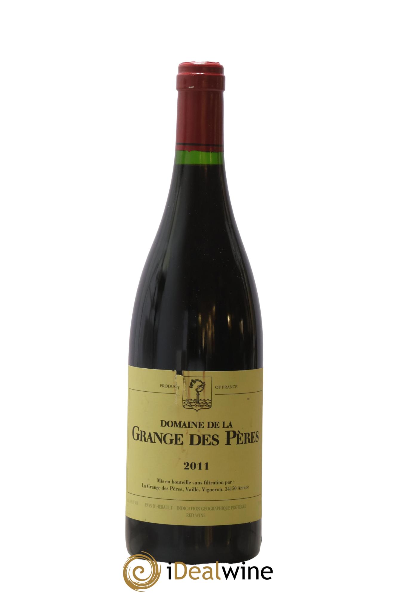IGP Pays d'Hérault Grange des Pères Laurent Vaillé 2011 - Lot de 1 bouteille - 0