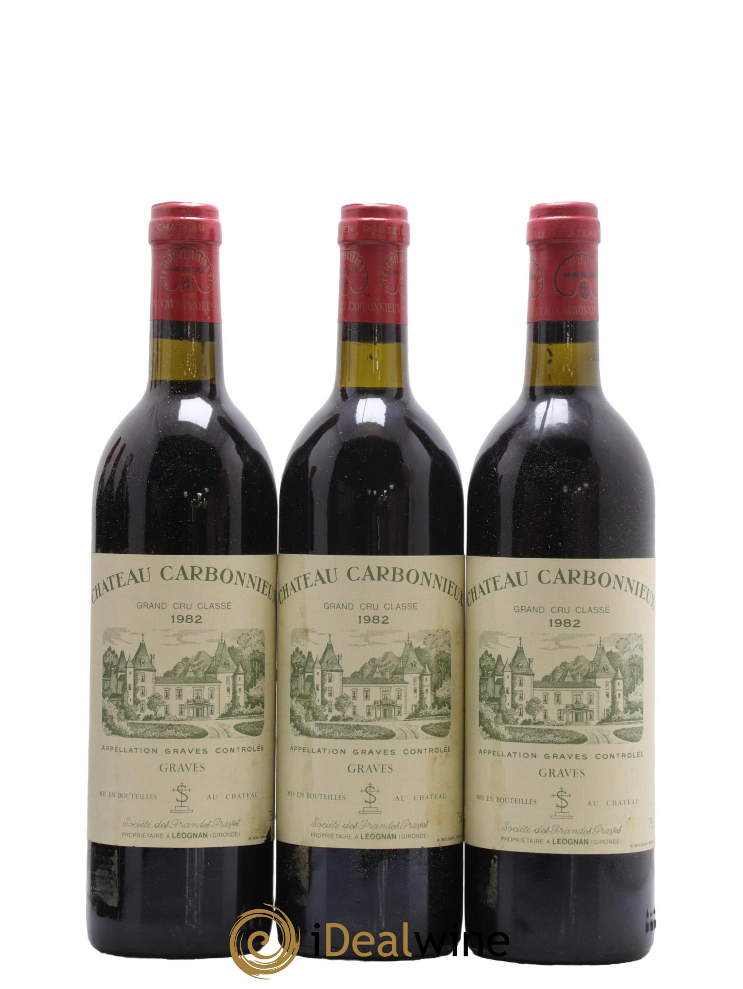 Château Carbonnieux Cru Classé de Graves 1982 - Lot de 12 bouteilles - 3