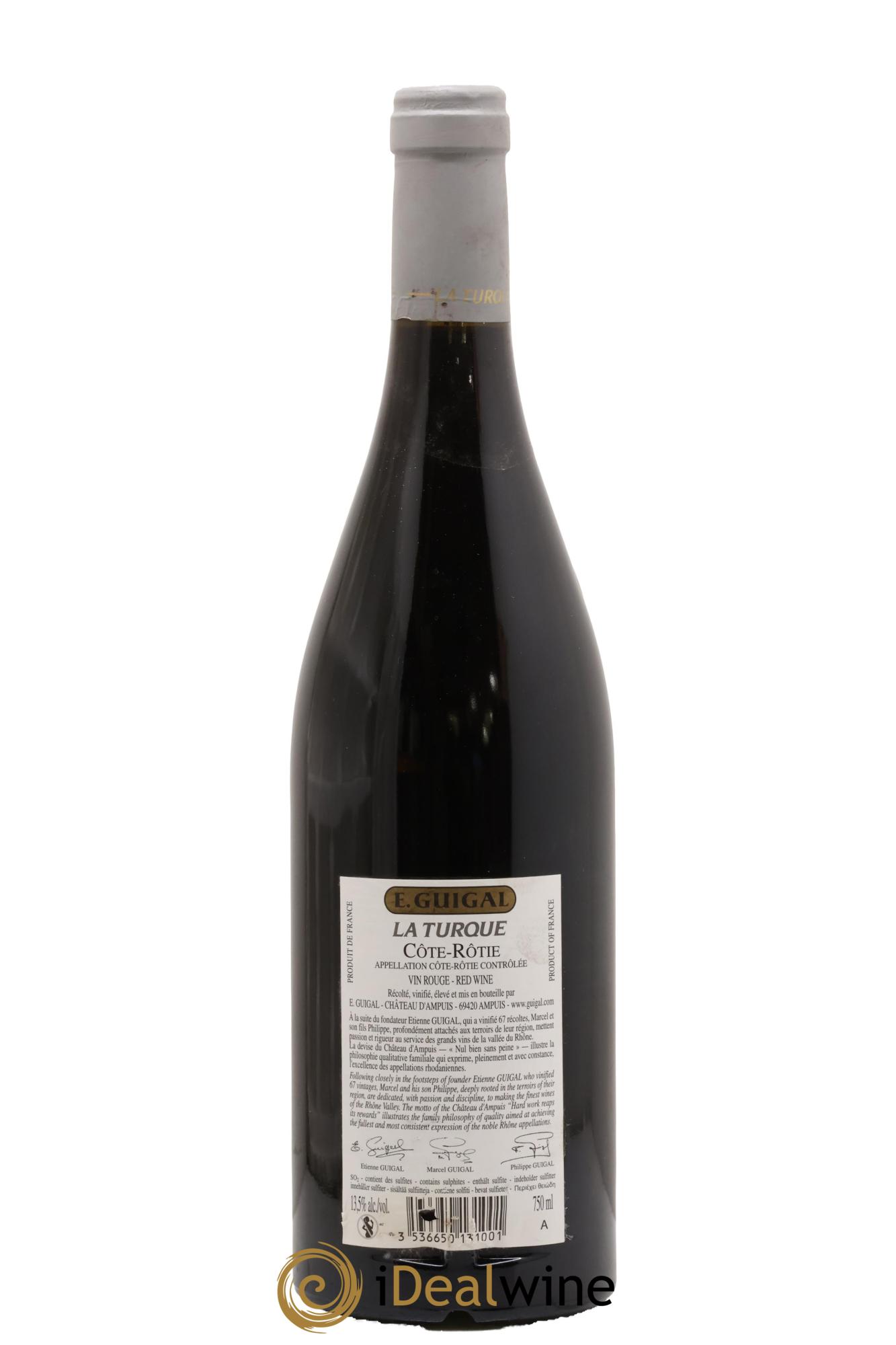 Côte-Rôtie La Turque Guigal 2013 - Lot de 1 bouteille - 1