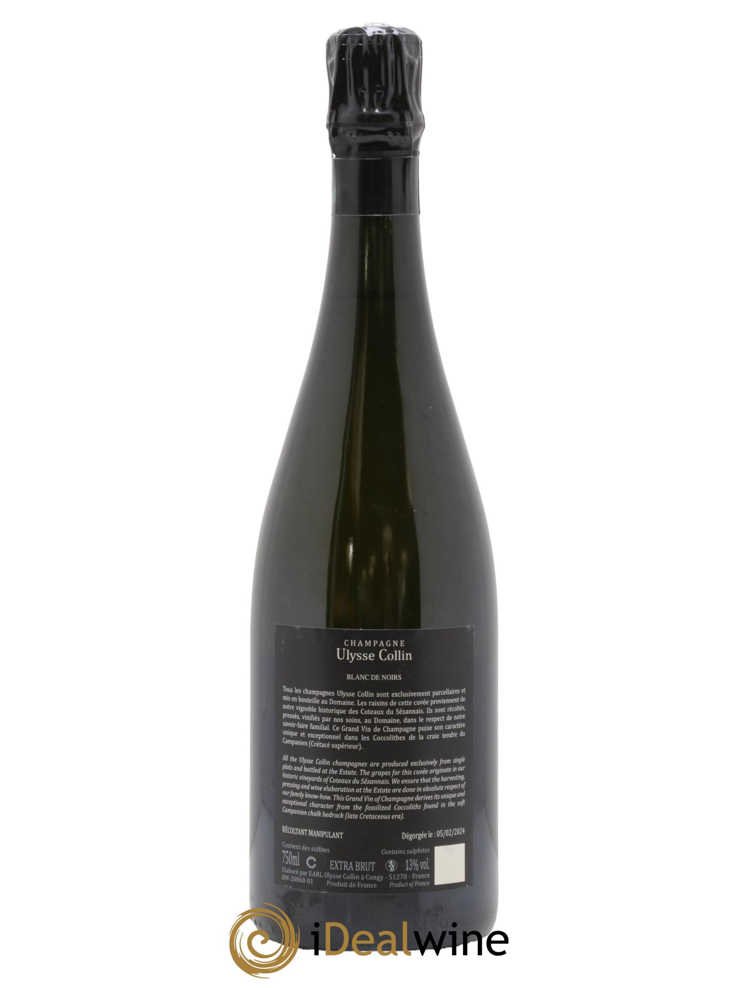 Les Maillons Blanc de Noirs Extra-Brut Ulysse Collin 2019 - Lotto di 1 bottiglia - 1