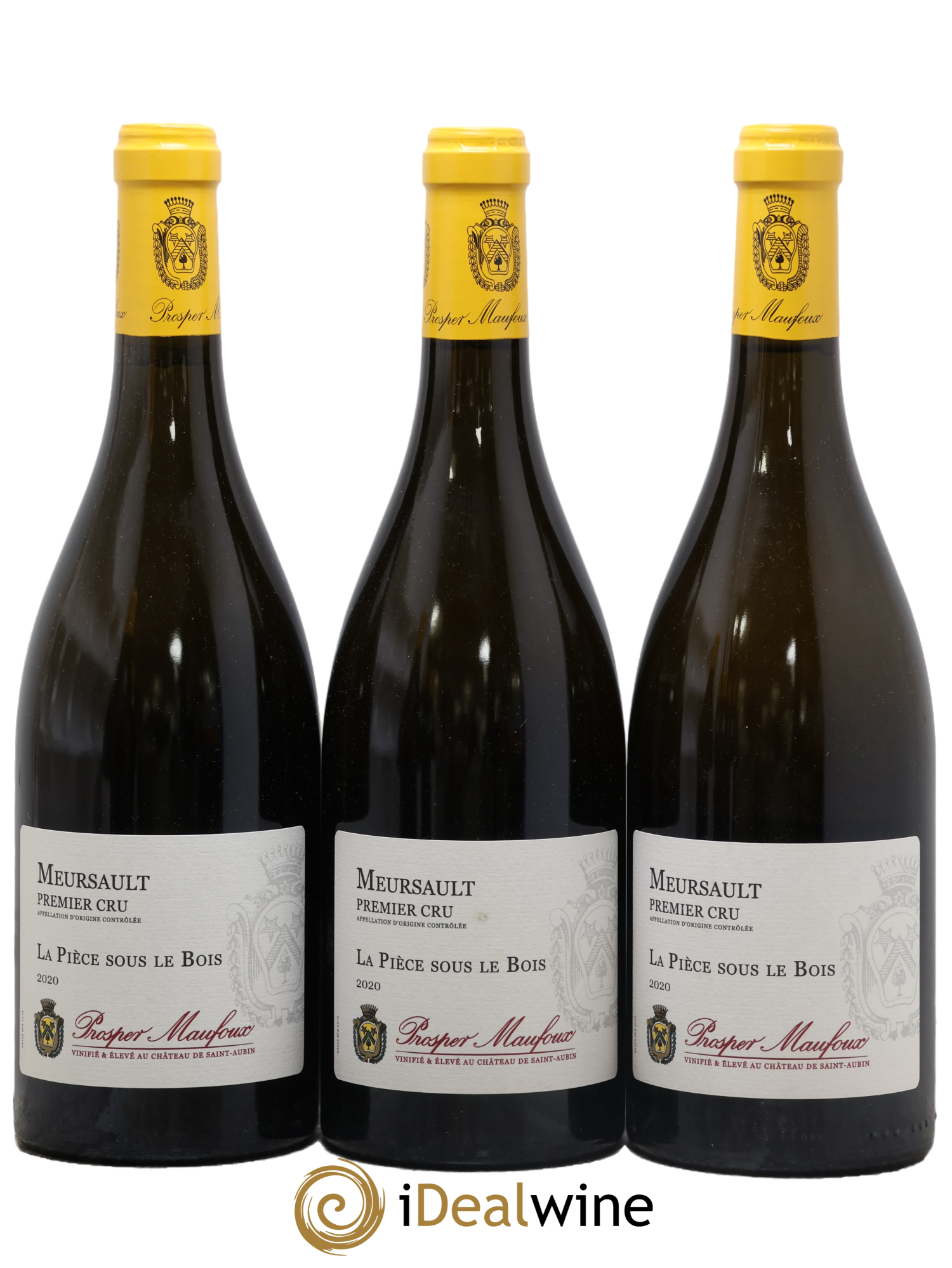Meursault 1er Cru La Pièce Sous le Bois Prosper Maufoux 2020 - Lot de 3 bouteilles - 0
