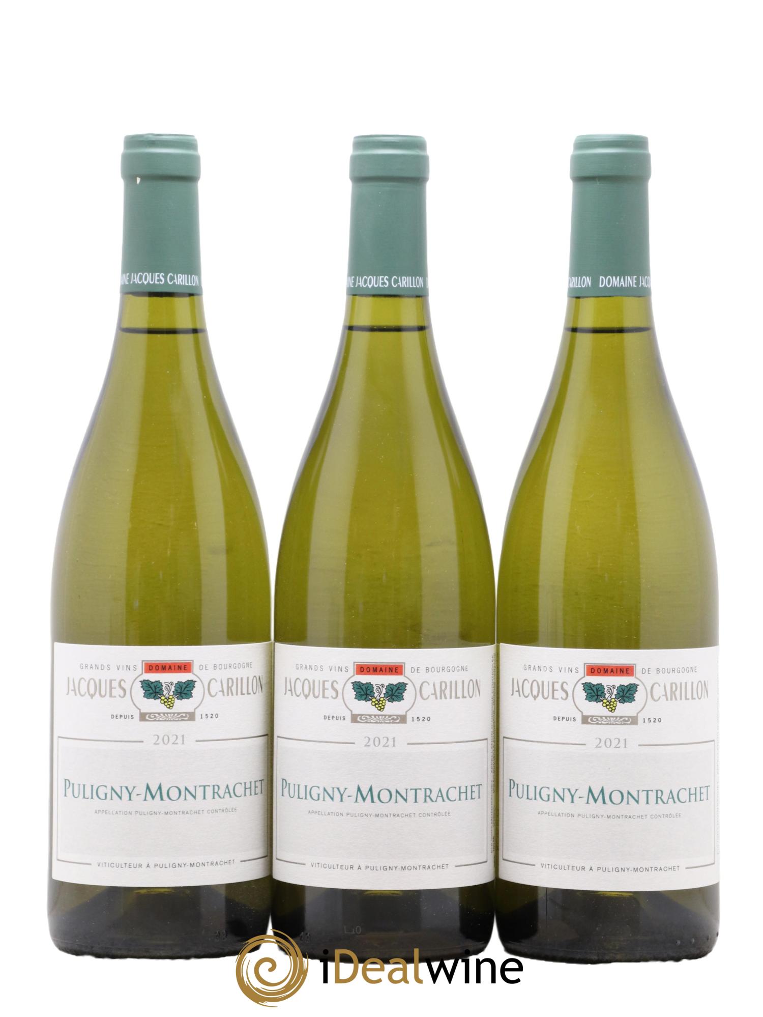Puligny-Montrachet Jacques Carillon (Domaine) 2021 - Lot de 3 bouteilles - 0