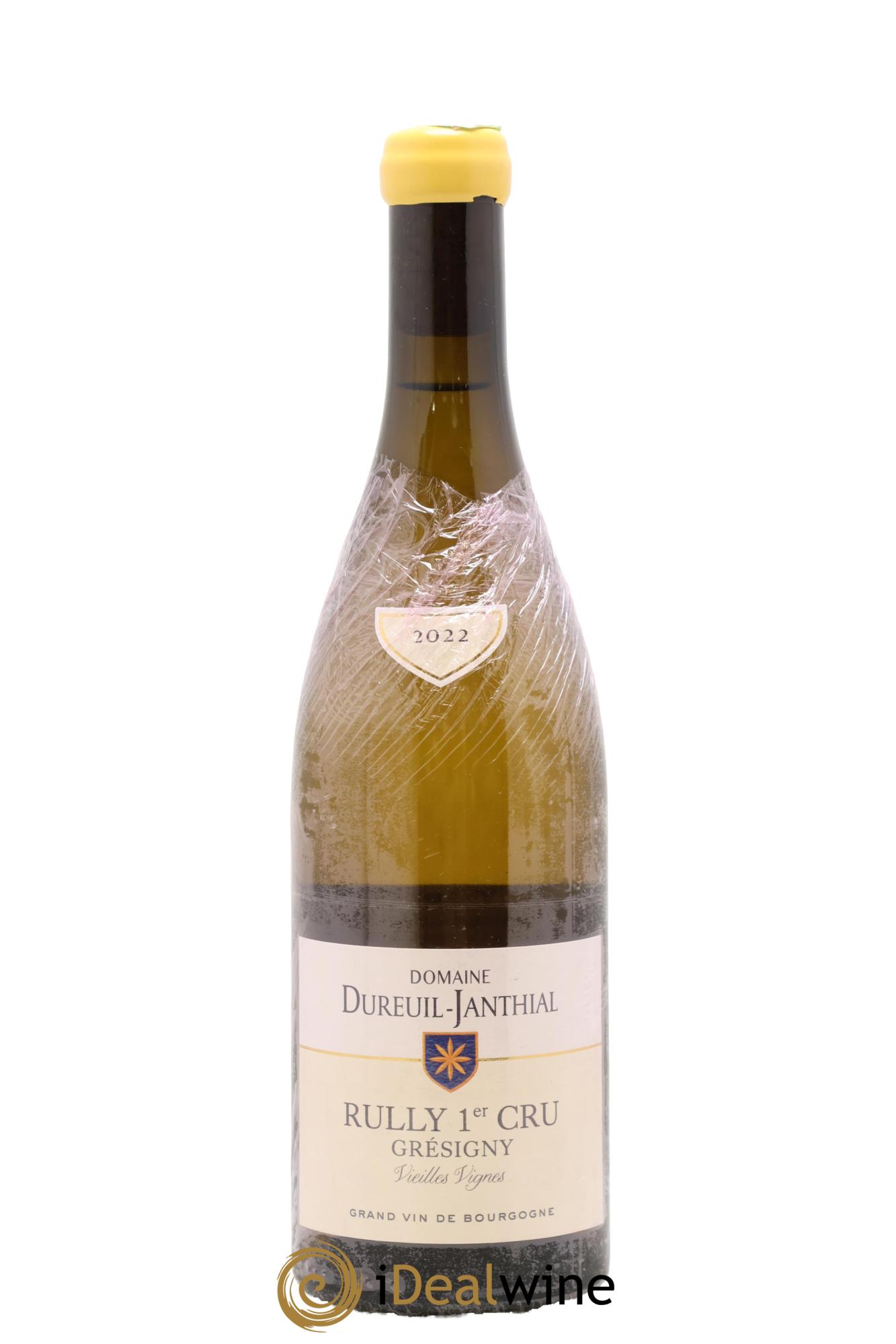 Rully 1er Cru Grésigny Vieilles Vignes Vincent Dureuil-Janthial 2022 - Lot de 1 bouteille - 0