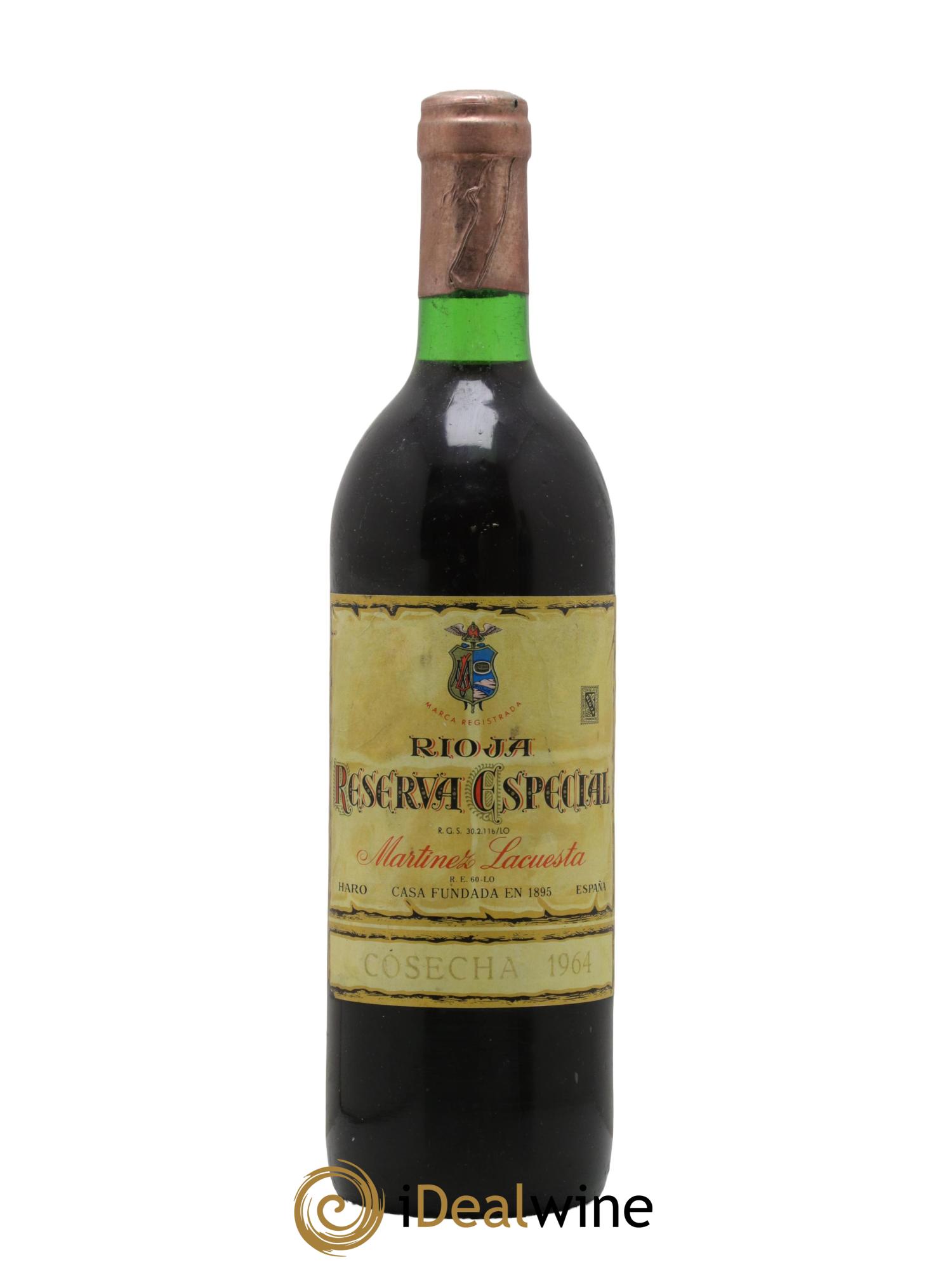 Rioja DOCA Reserva Especial Martinez Lacuesta 1964 - Posten von 1 Flasche - 0