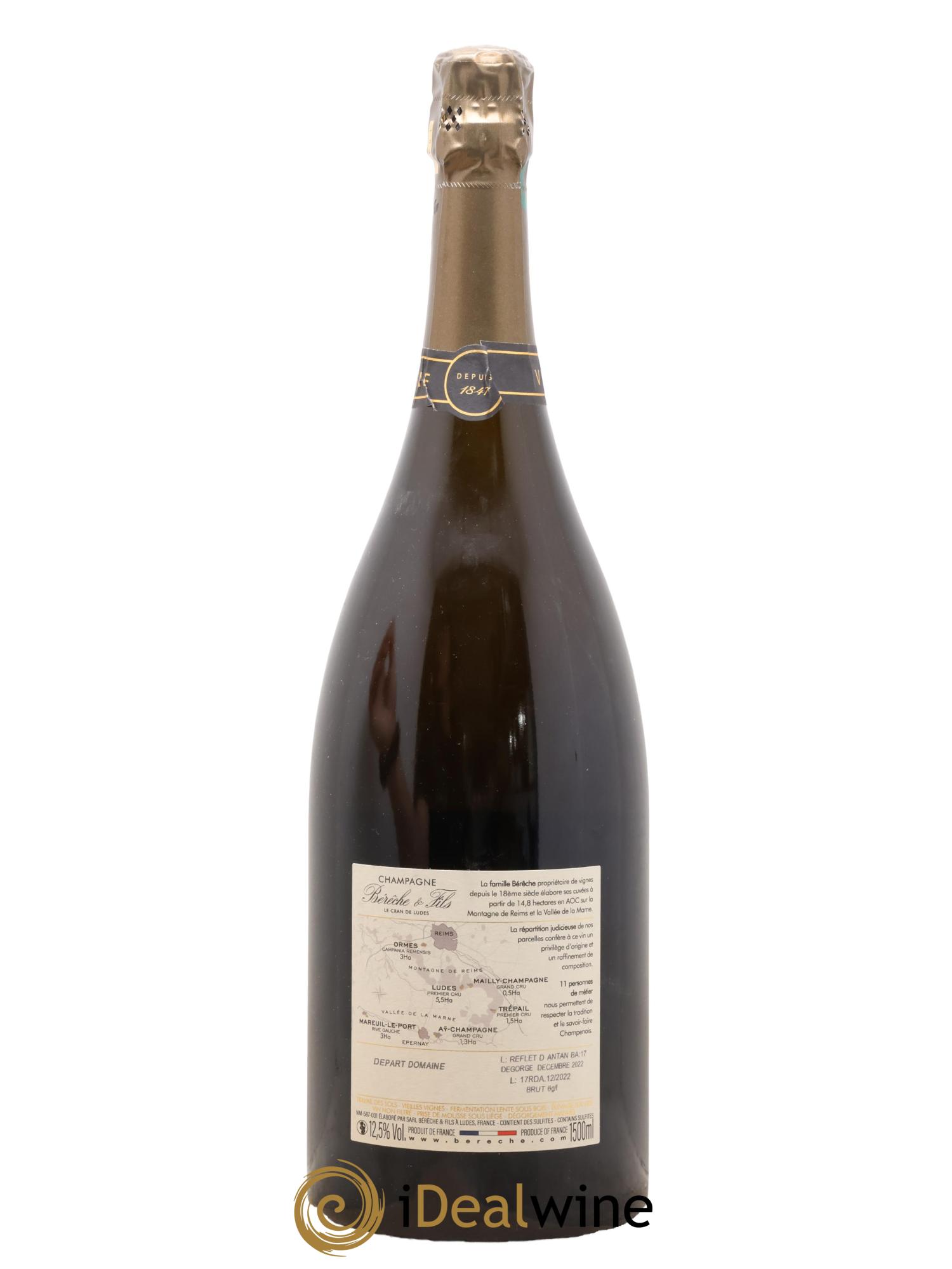 Reflet d'Antan Bérêche et Fils - Lotto di 1 magnum - 1