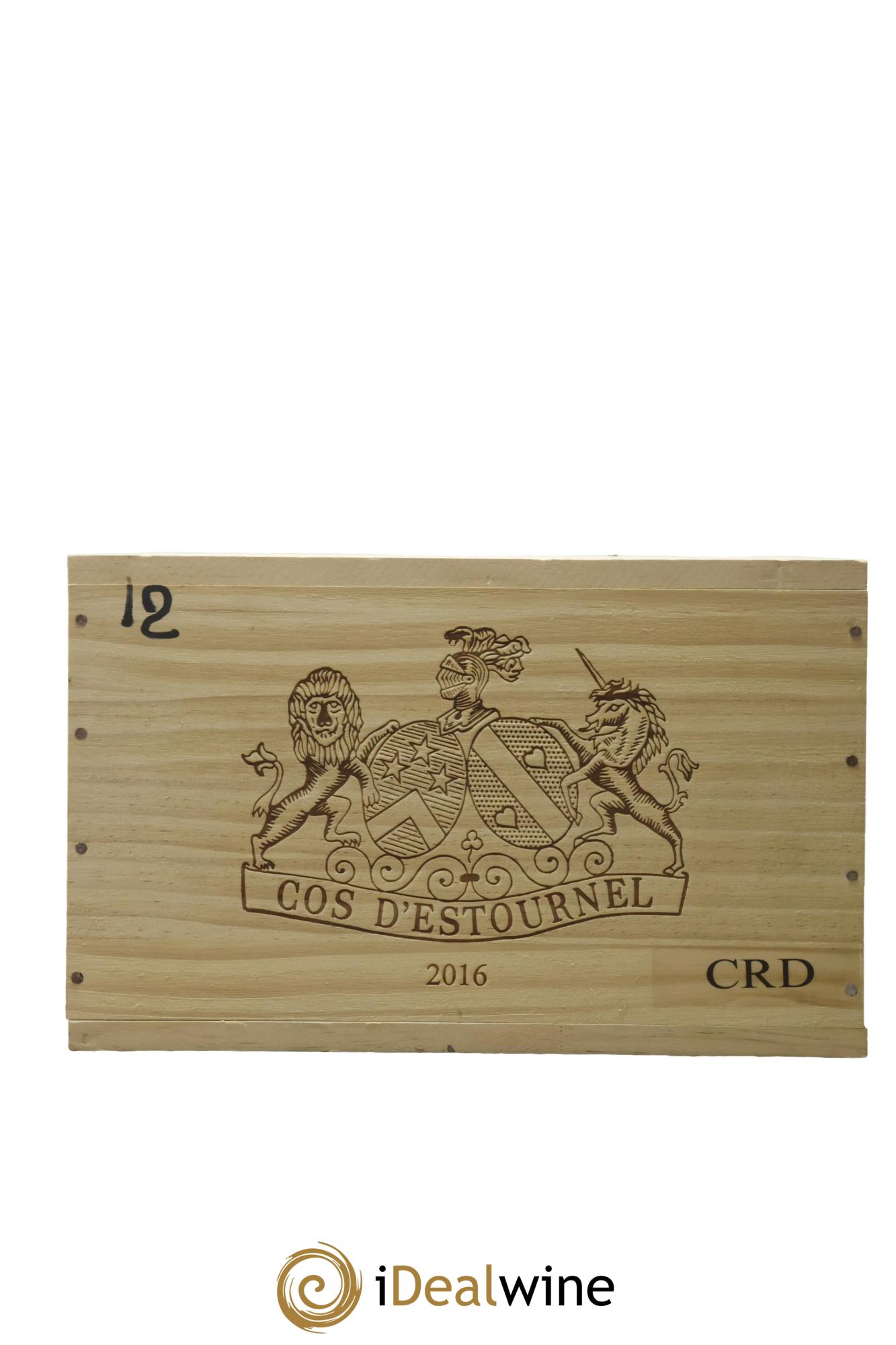 Cos d'Estournel 2ème Grand Cru Classé 2016 - Lot of 6 bottles - 1