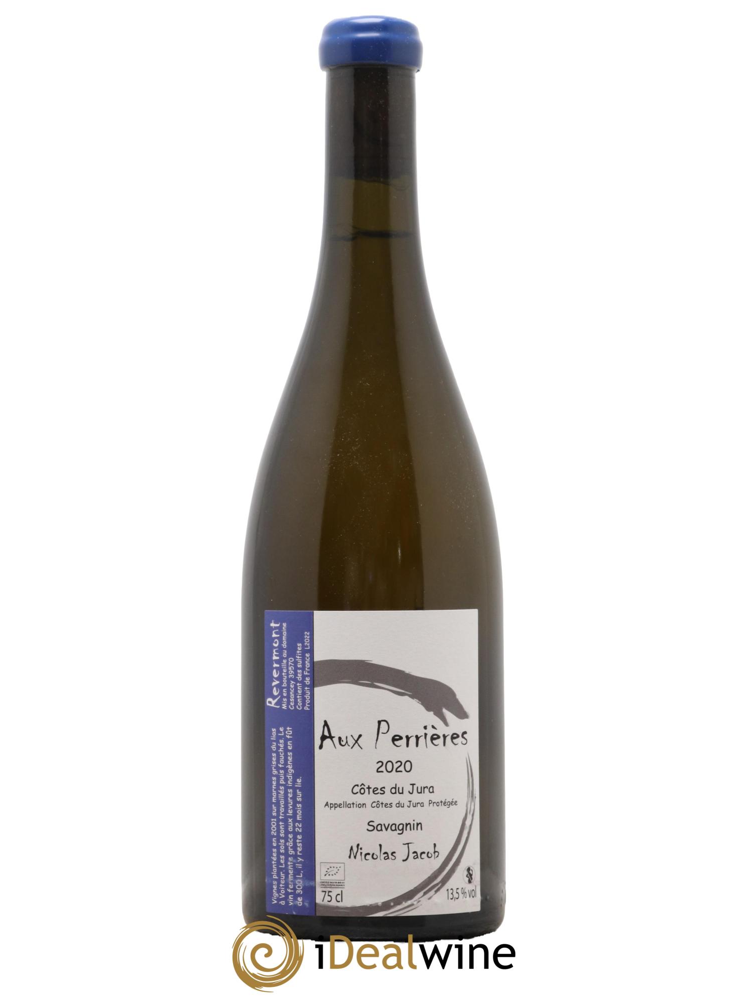 Côtes du Jura Savagnin Aux Perrières Nicolas Jacob 2020 - Lot de 1 bouteille - 0
