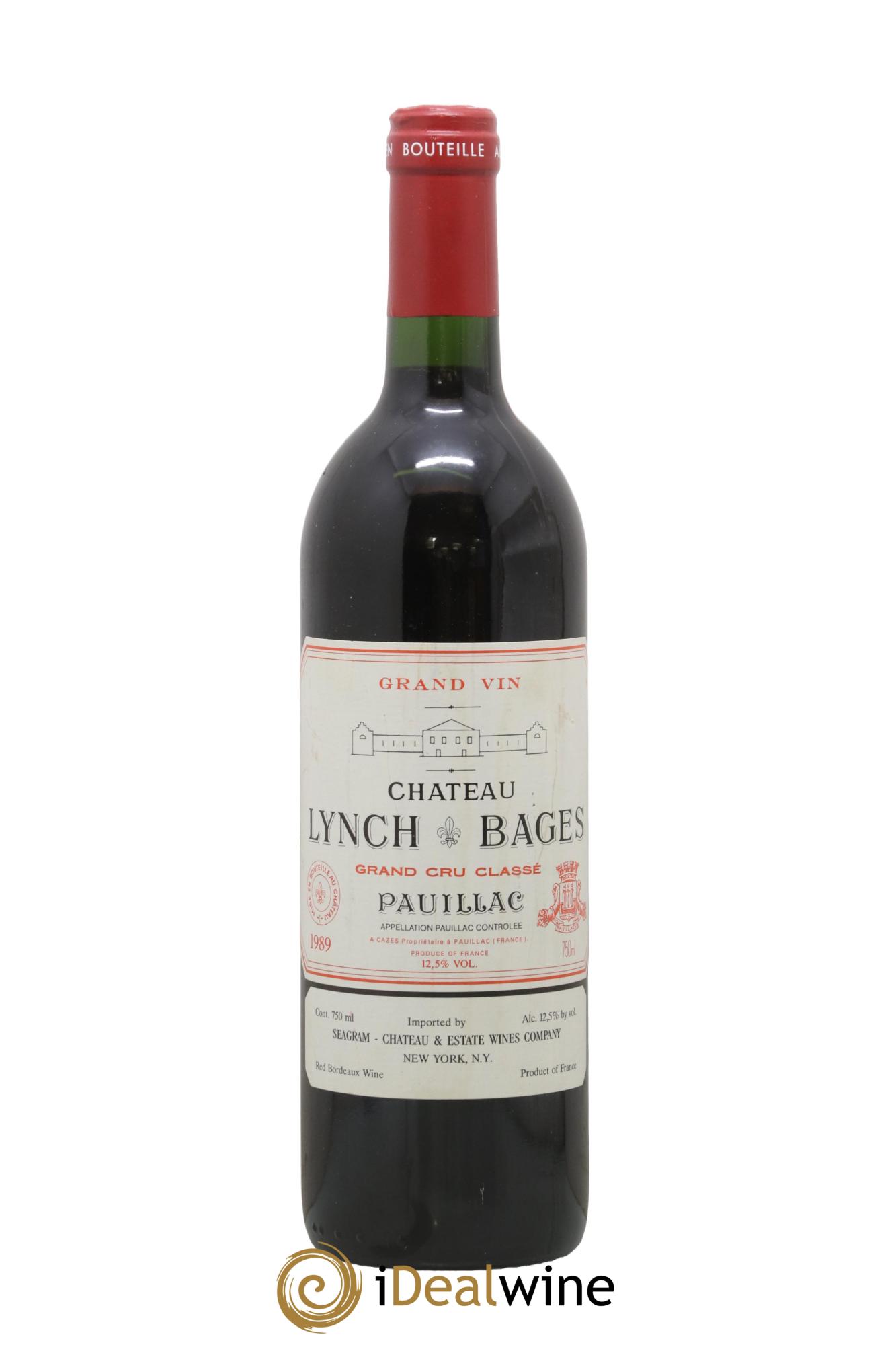 Château Lynch Bages 5ème Grand Cru Classé 1989 - Posten von 1 Flasche - 0