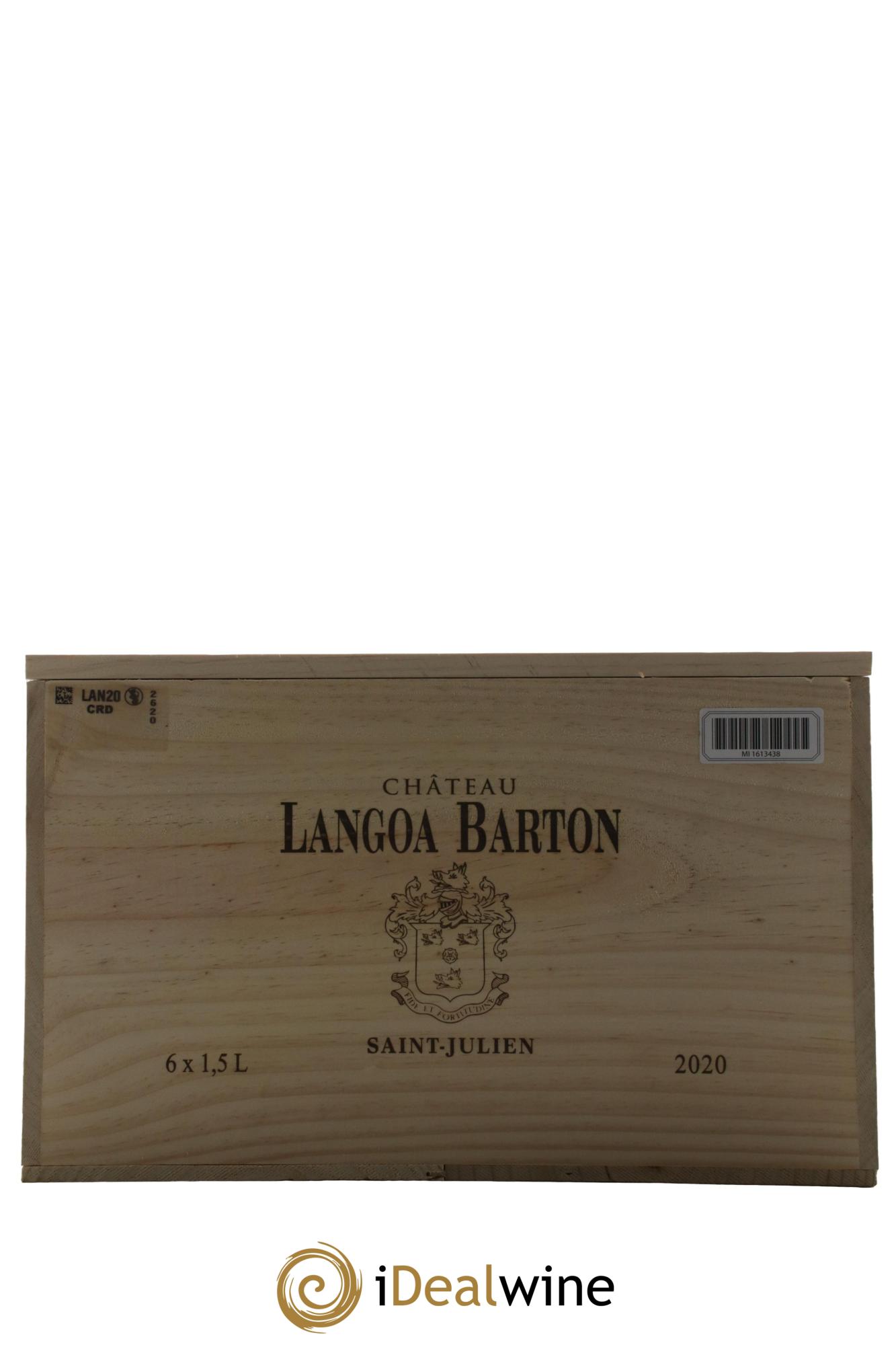 Château Langoa Barton 3ème Grand Cru Classé 2020 - Lotto di 6 magnum - 3