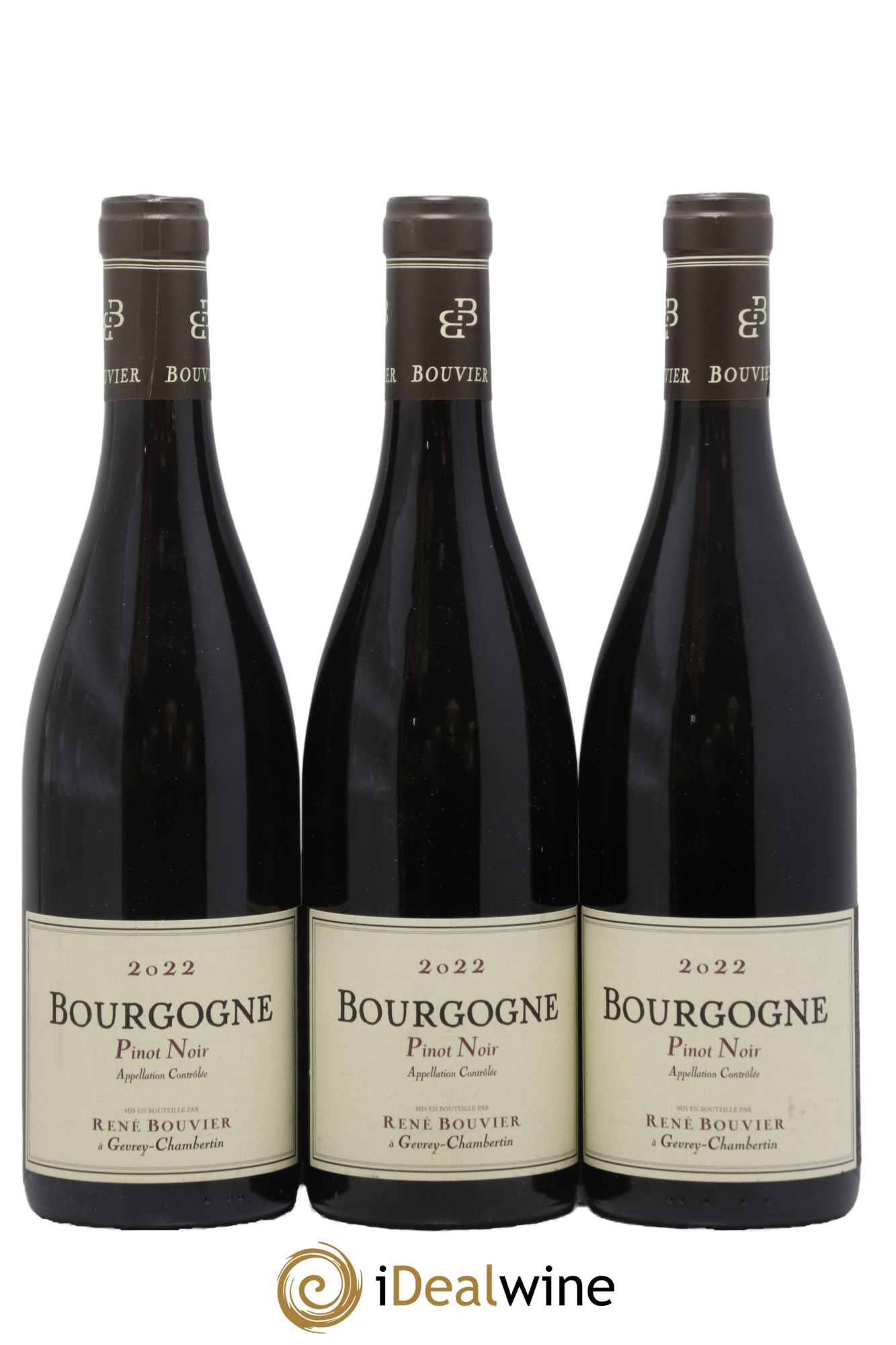 Bourgogne René Bouvier (Domaine) 2022 - Lot de 3 bouteilles - 0