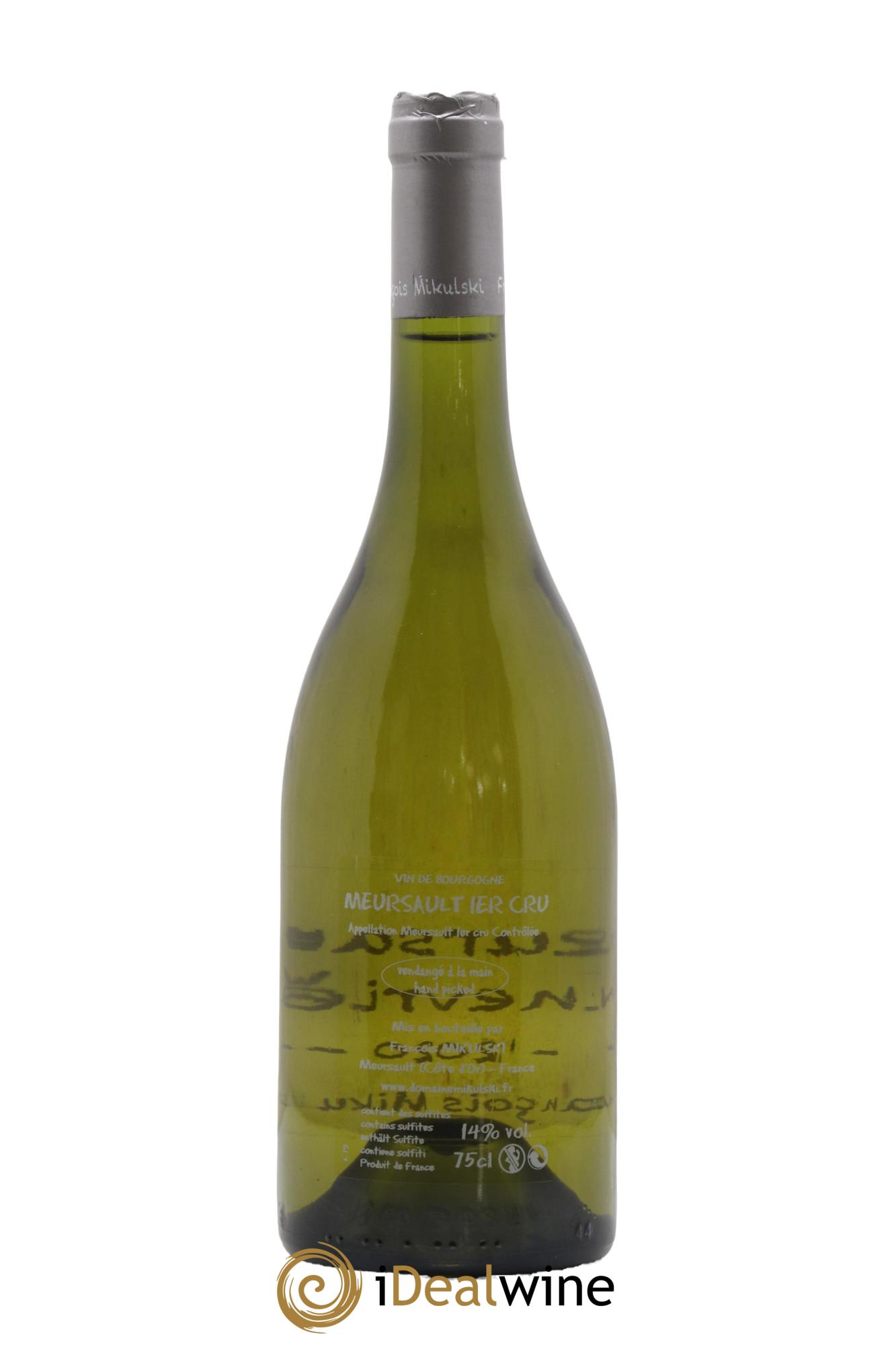 Meursault 1er Cru Les Genevrières François Mikulski 2020 - Lot of 1 bottle - 1