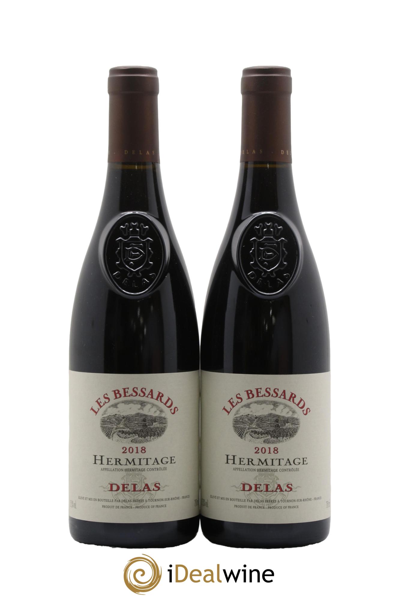 Hermitage Les Bessards Delas Frères 2018 - Lot de 2 bouteilles - 0
