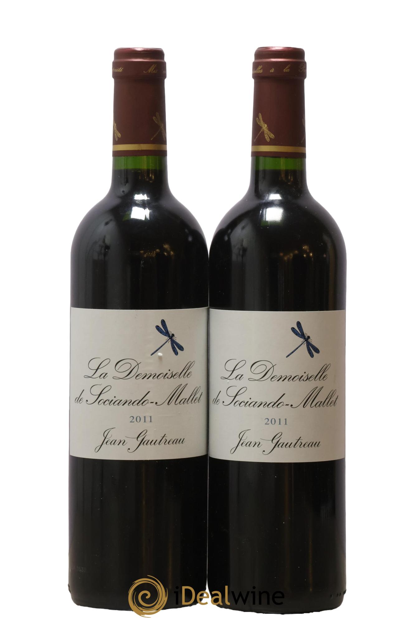 Demoiselle de Sociando Mallet Second Vin 2011 - Lot de 2 bouteilles - 0