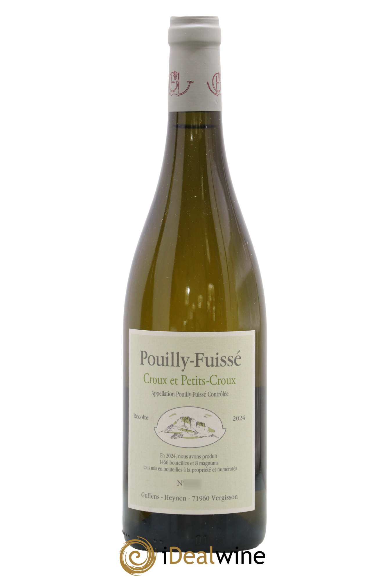 Pouilly-Fuissé Clos des Petits Croux Guffens-Heynen 2024 - Lot de 1 bouteille - 0