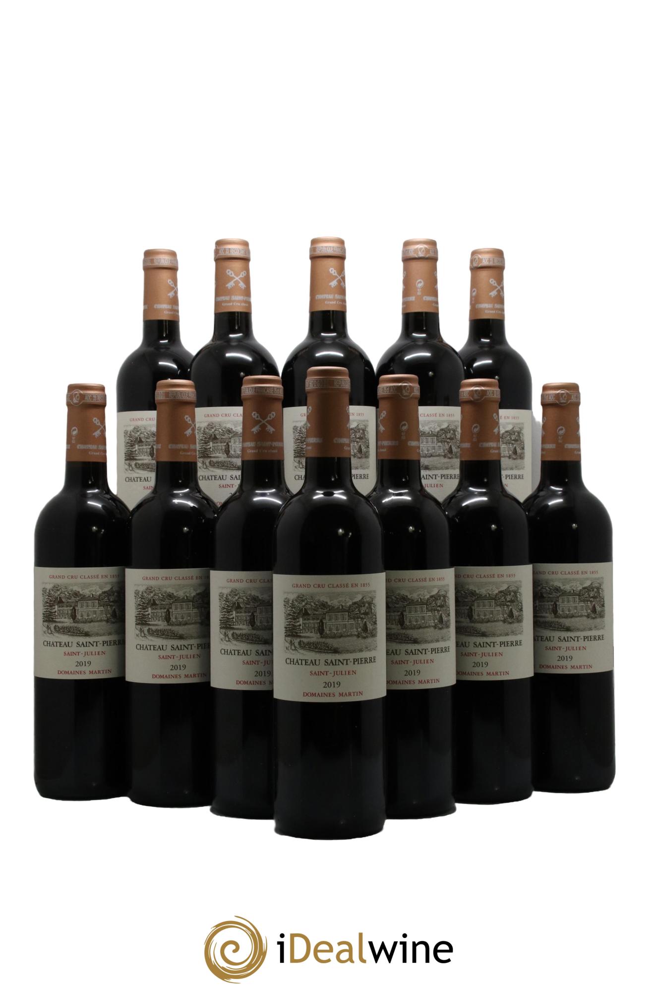 Château Saint-Pierre 4ème Grand Cru Classé 2019 - Lot de 12 bouteilles - 0