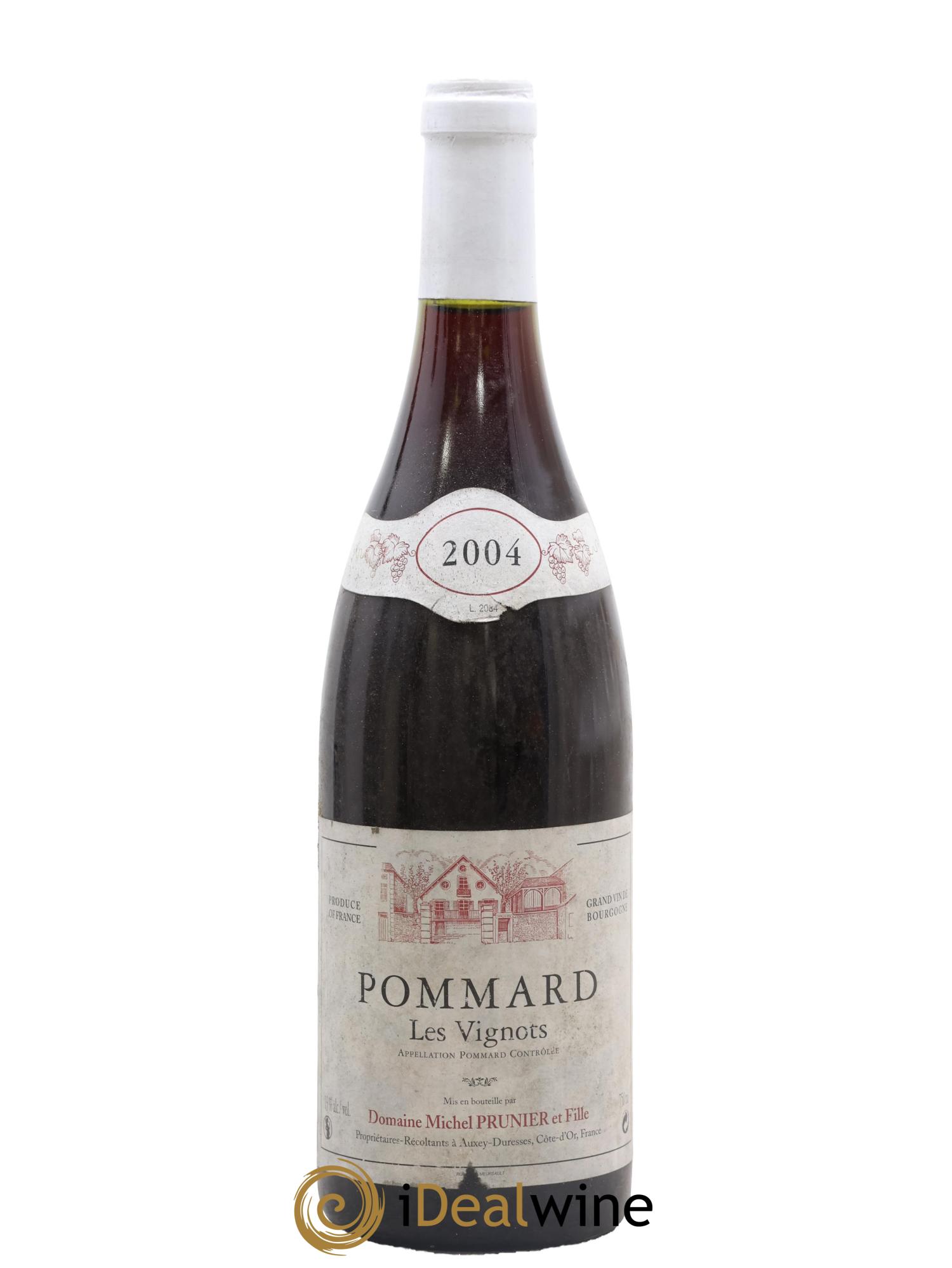 Pommard Les Vignots Domaine Michel Prunier 2004 - Lot de 1 bouteille - 0