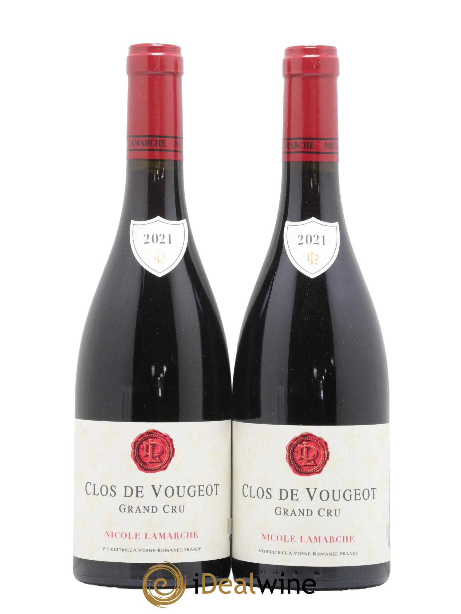 Clos de Vougeot Grand Cru Lamarche (Domaine) 2021 - Lot de 2 bouteilles - 0