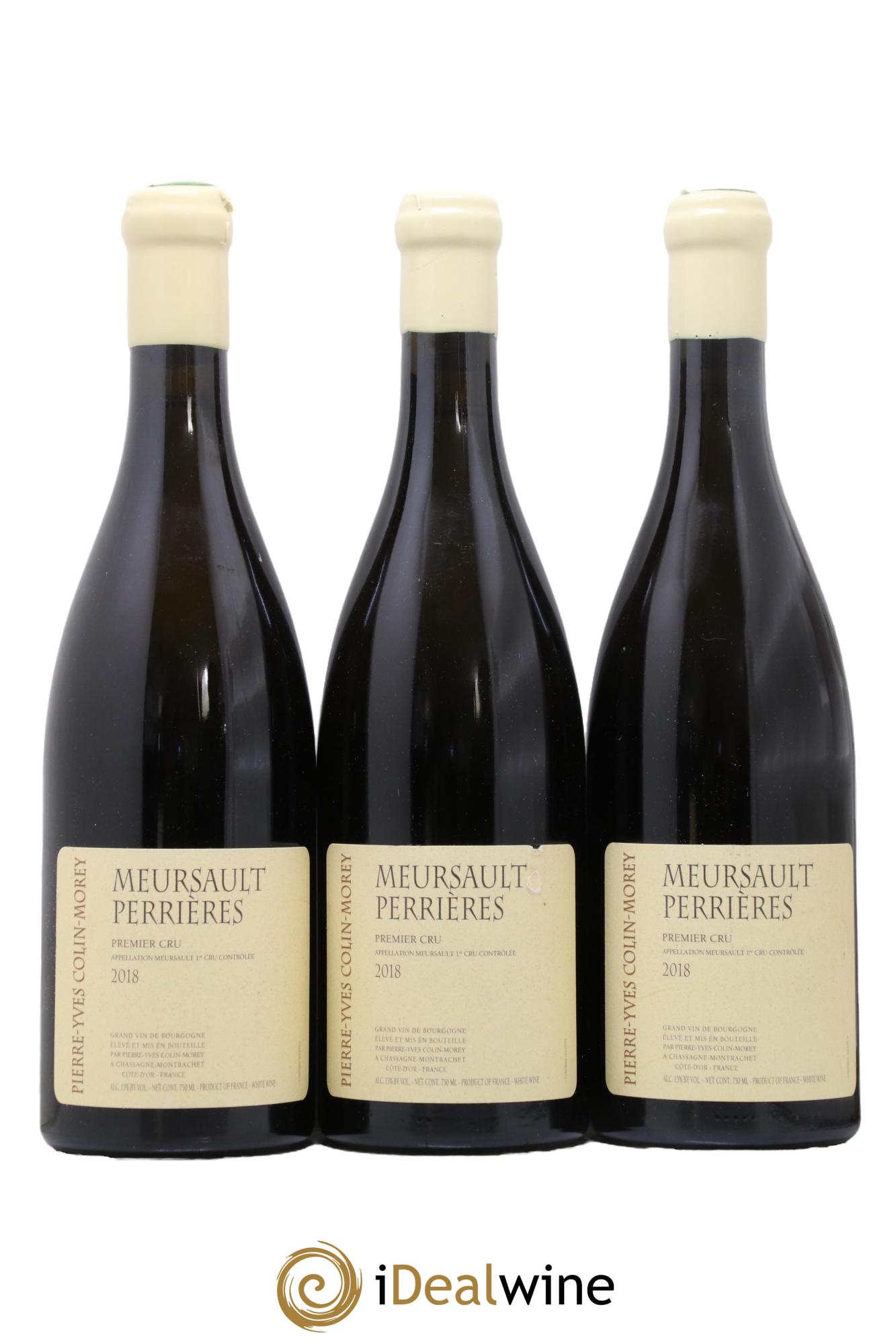 Meursault 1er Cru Les Perrières Pierre-Yves Colin Morey 2018 - Lot de 3 bouteilles - 0
