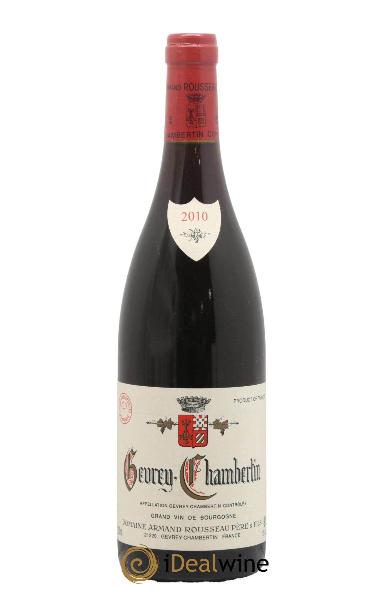 Gevrey-Chambertin Armand Rousseau (Domaine) 2010 - Lot de 1 bouteille - 0
