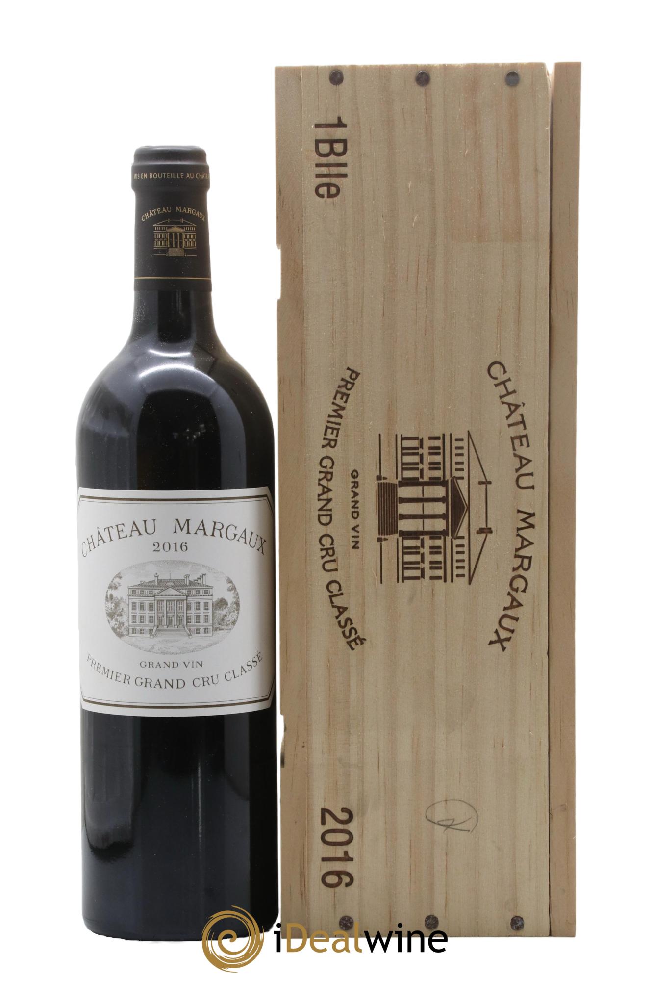 Château Margaux 1er Grand Cru Classé 2016 - Lot de 1 bouteille - 0