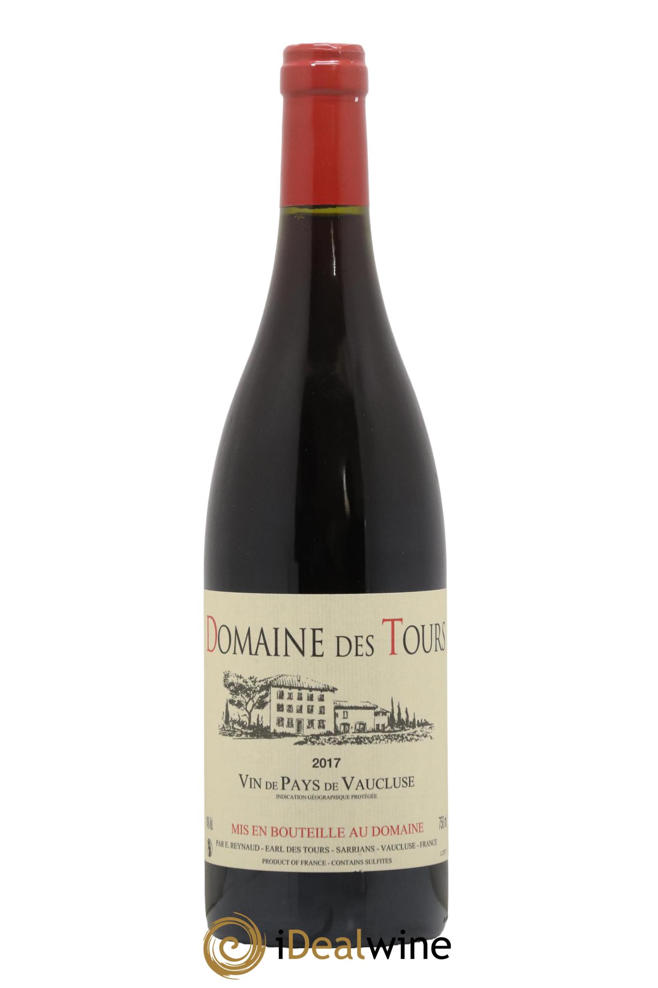 Vaucluse (Vin de Pays de Vaucluse) Domaine des Tours Emmanuel Reynaud 2017 - Lot de 1 bouteille - 0