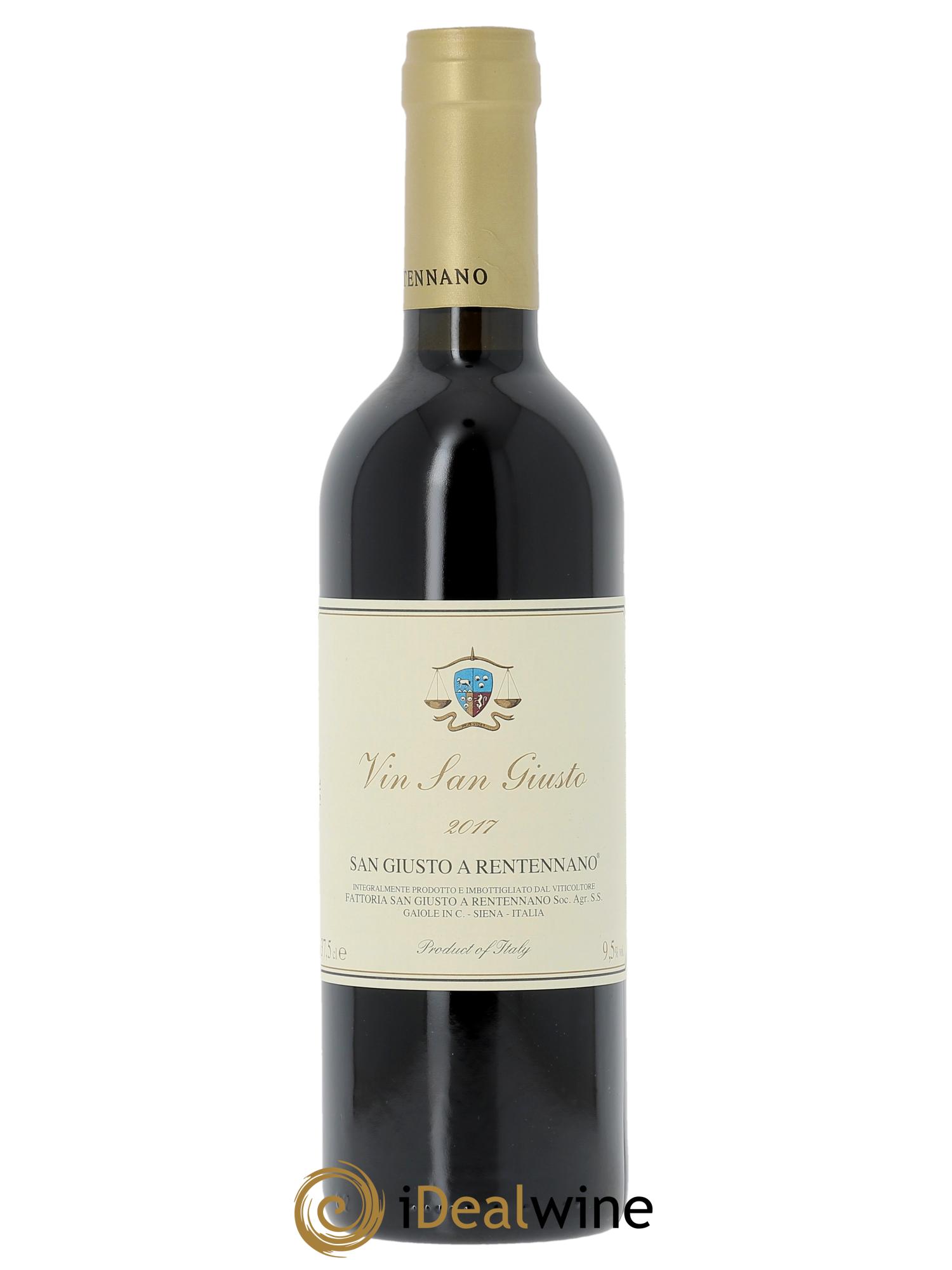 Toscana San Giusto A Rentennano Vin San Giusto Famille Martini di Cigala  2017 - Lotto di 1 mezza bottiglia - 1