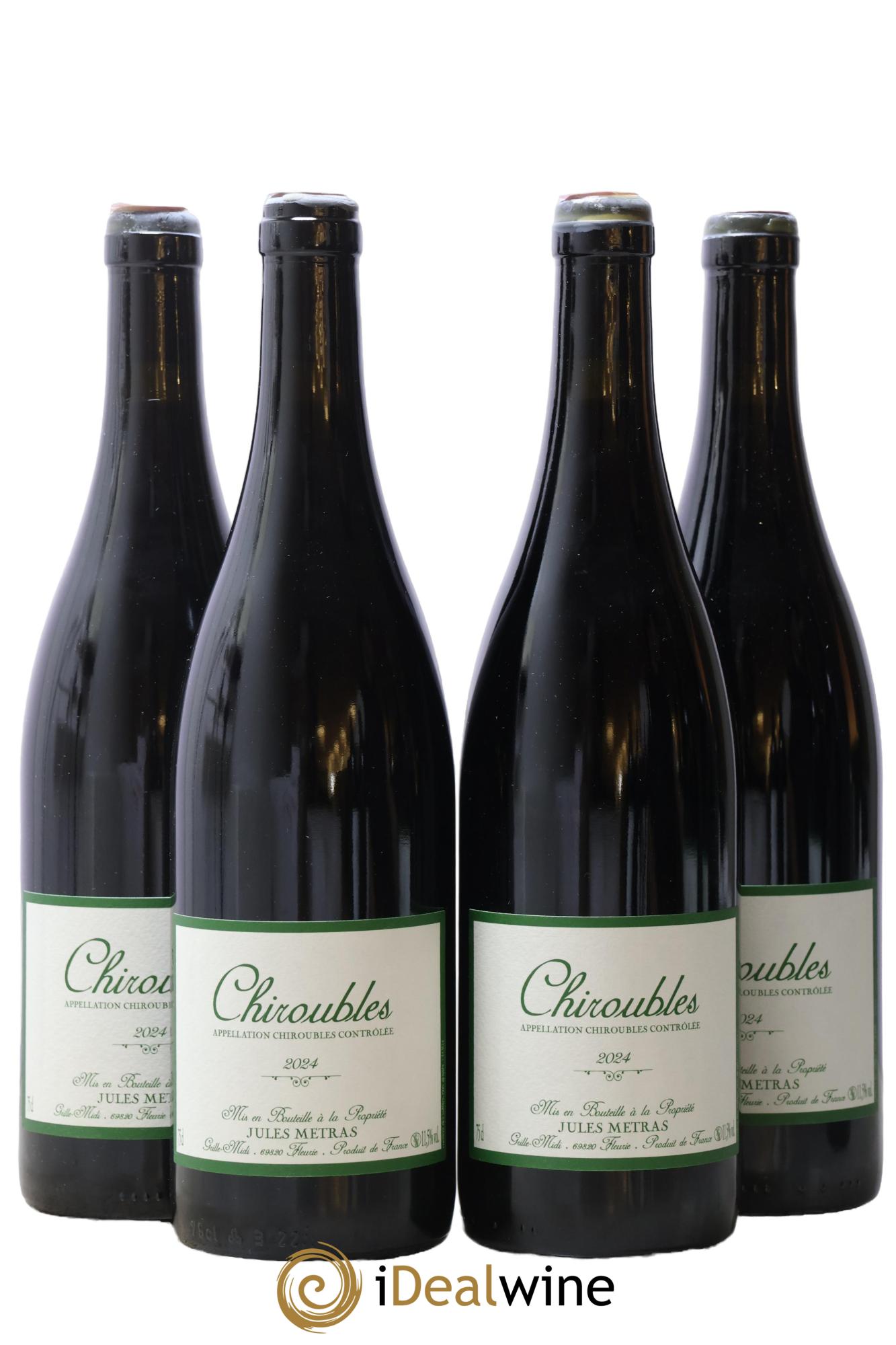 Chiroubles Jules Métras (Domaine) 2024 - Lot de 4 bouteilles - 0