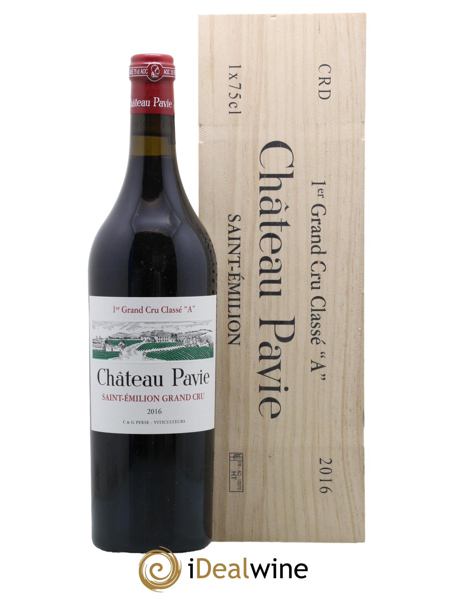 Château Pavie 1er Grand Cru Classé A 2016 - Lot de 1 bouteille - 0