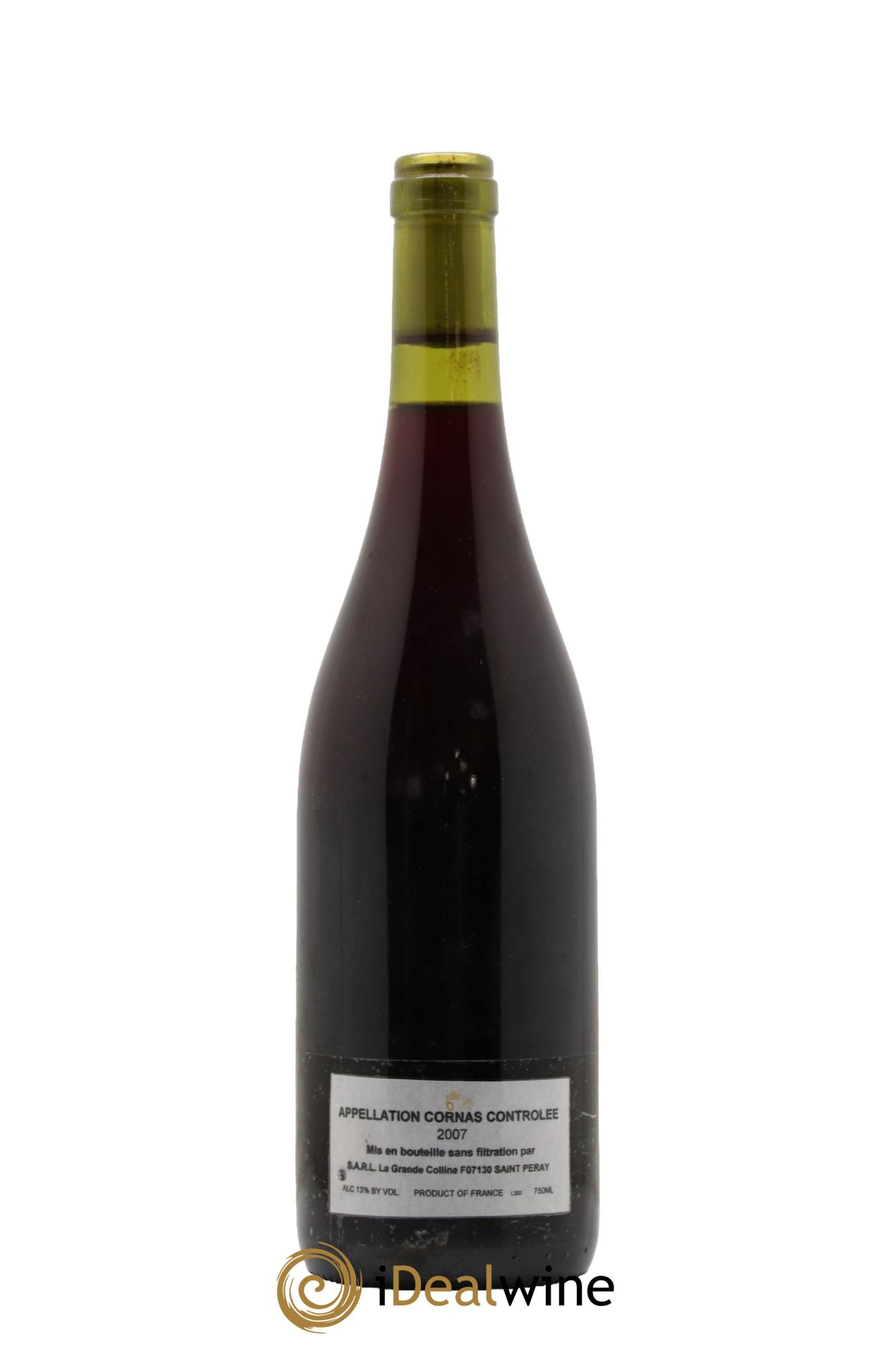 Cornas Hirotake Ooka - Domaine La Grande Colline 2007 - Lot de 1 bouteille - 1