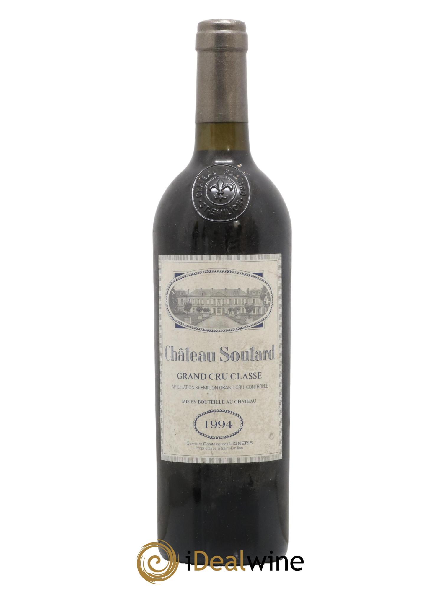 Château Soutard Grand Cru Classé 1994 - Lot de 1 bouteille - 0