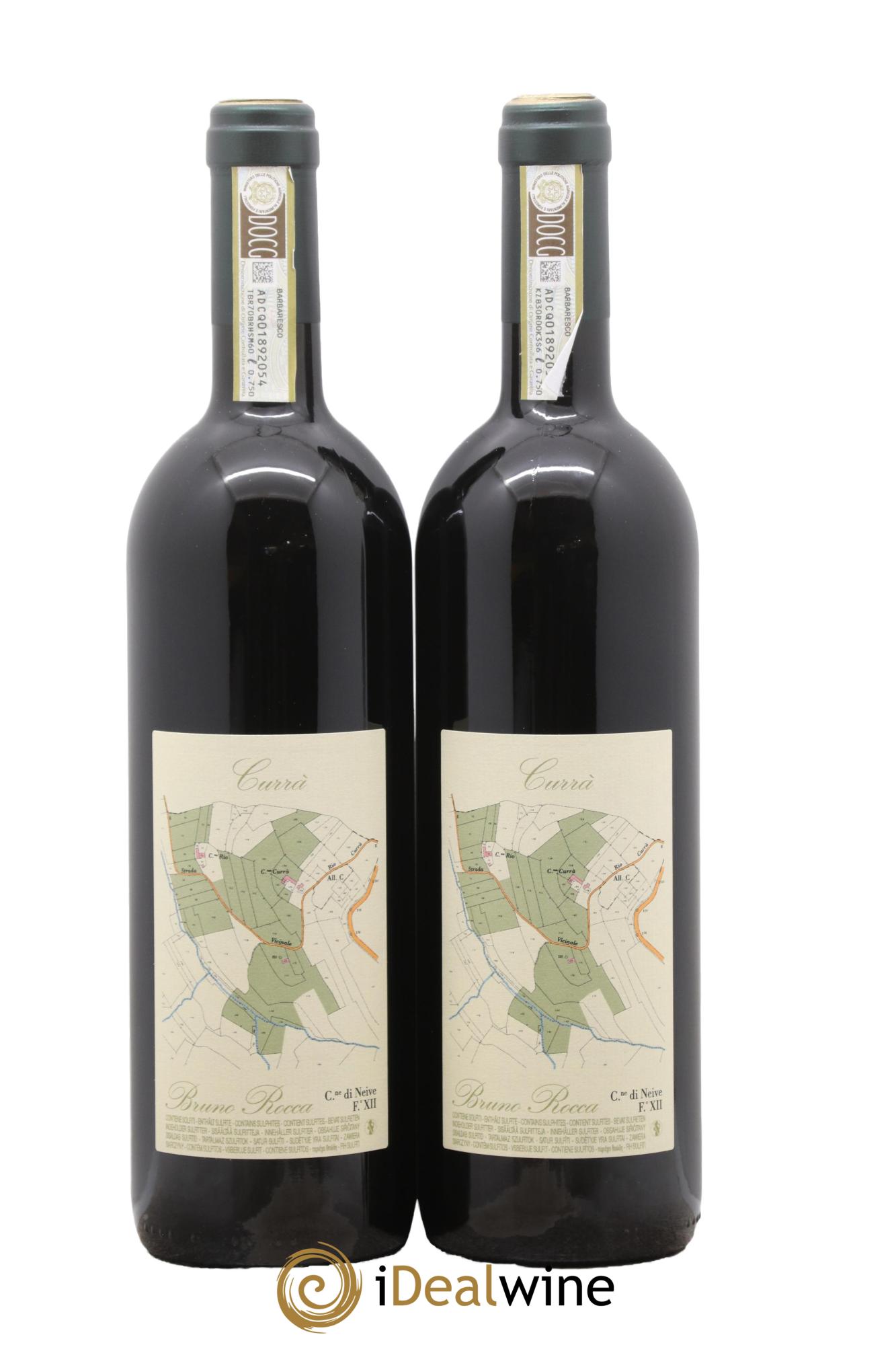 Barbaresco DOCG Currà Riserva Bruno Rocca 2020 - Lot de 2 bouteilles - 1