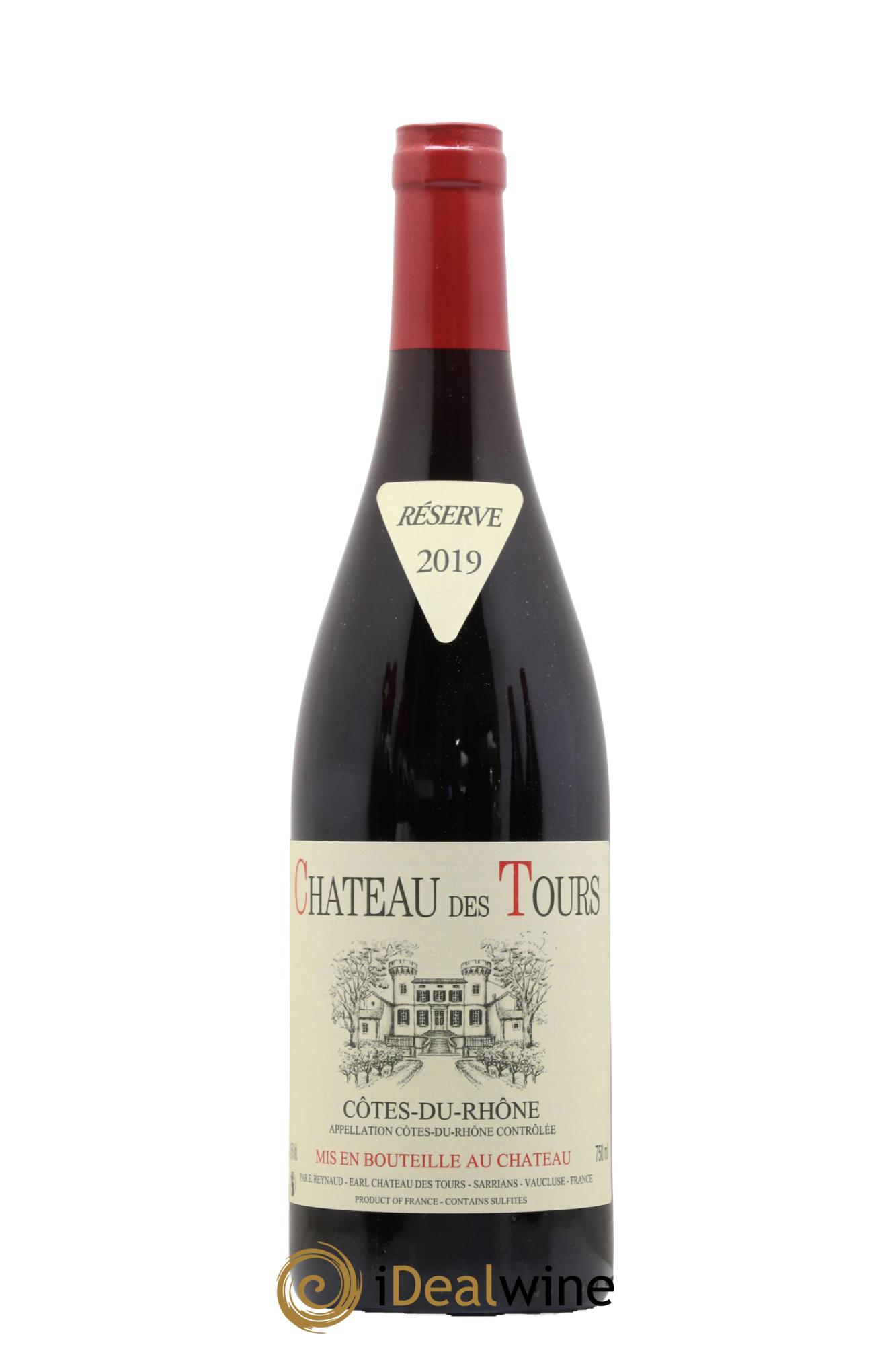 Côtes-du-Rhône Château des Tours Emmanuel Reynaud 2019 - Lot de 1 bouteille - 0