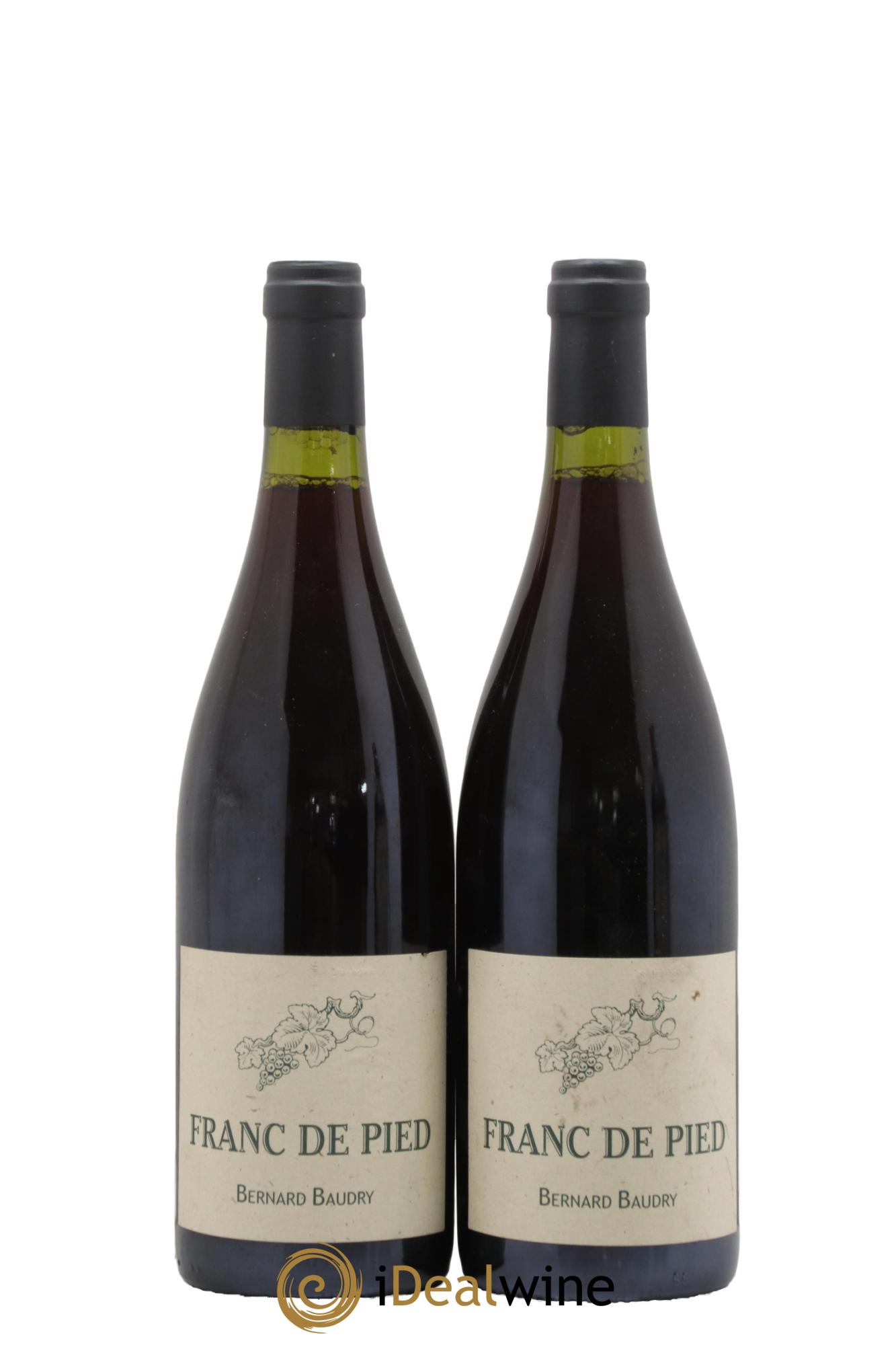 Chinon Franc de Pied Bernard Baudry 2002 - Posten von 2 Flaschen - 0