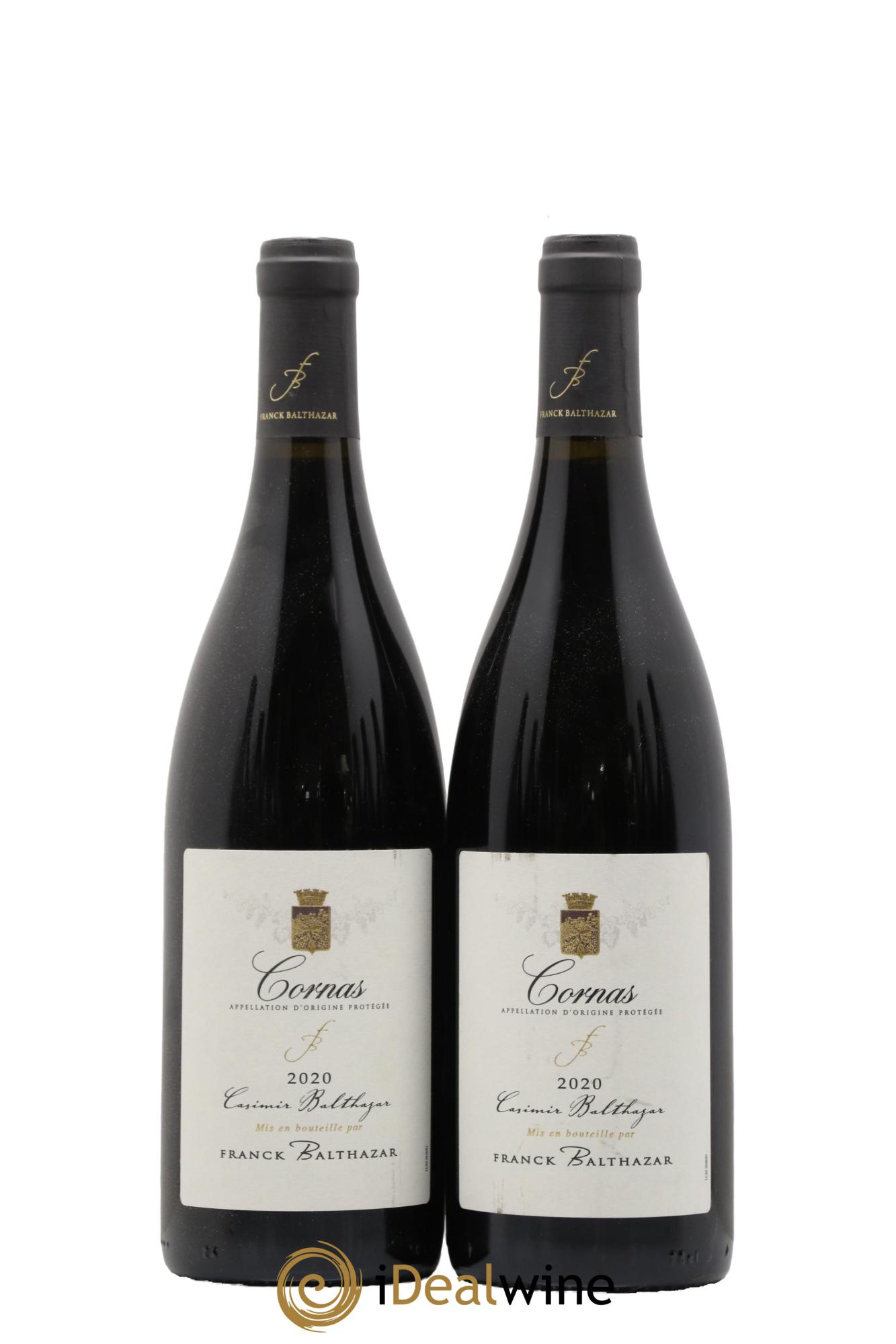 Cornas Cuvée Casimir Balthazar Franck Balthazar (Domaine) 2020 - Lot de 2 bouteilles - 0