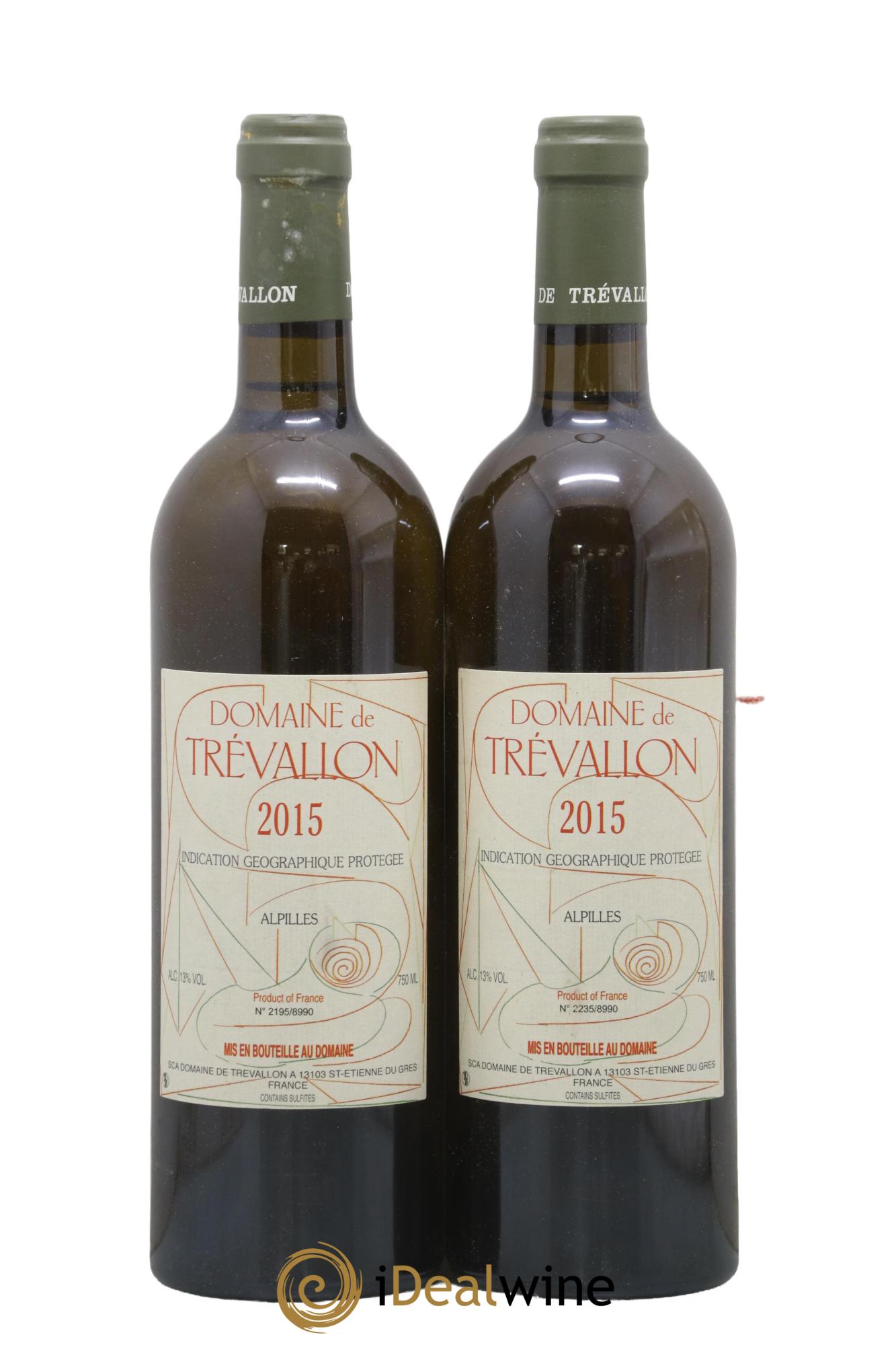 Alpilles Trévallon (Domaine de) Eloi Dürrbach 2015 - Lot de 2 bouteilles - 0