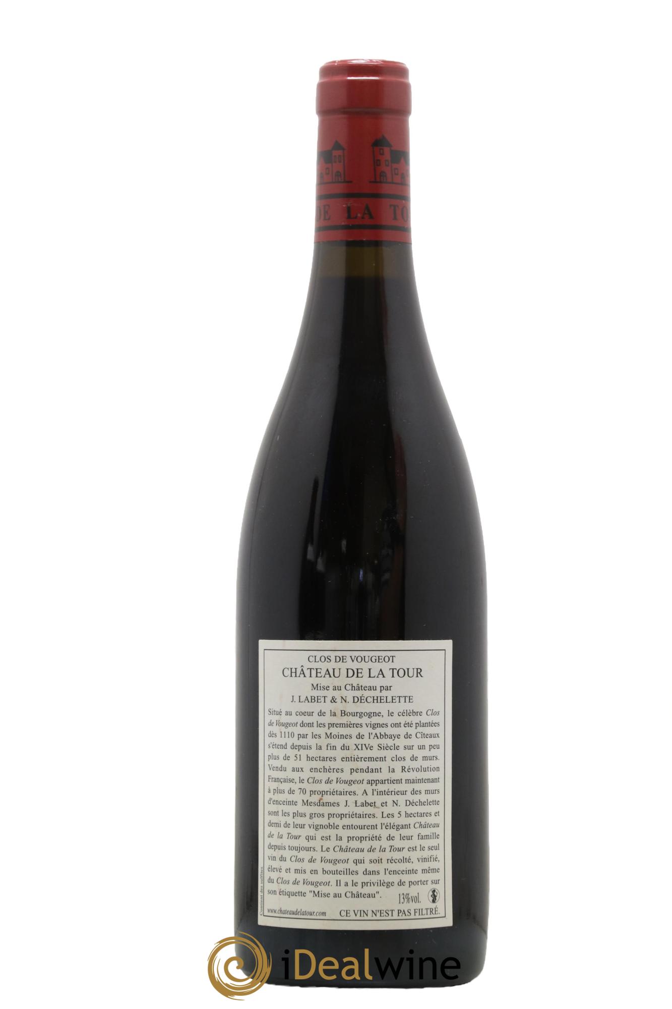 Clos de Vougeot Grand Cru Château de La Tour 2009 - Lot de 1 bouteille - 1