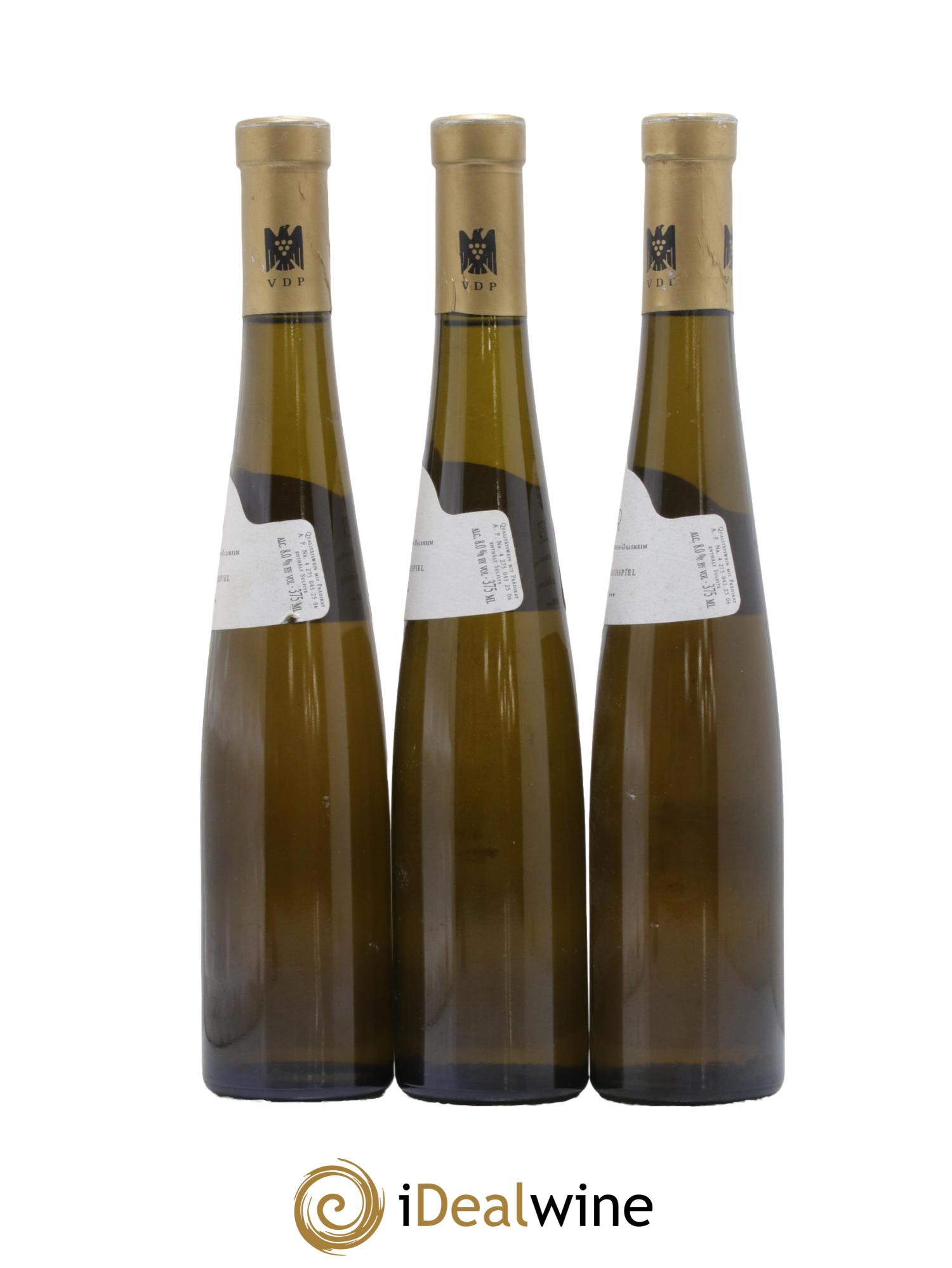 Allemagne Rheinhessen Riesling Auslese Westhofener Kirchspiel *** Keller 2005 - Lot of 3 half-bottles - 1