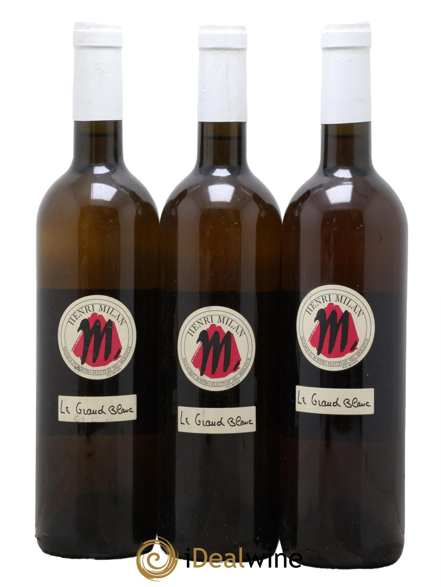 Vin de France Le Grand Blanc Henri Milan 2006 - Lot de 3 bouteilles - 0