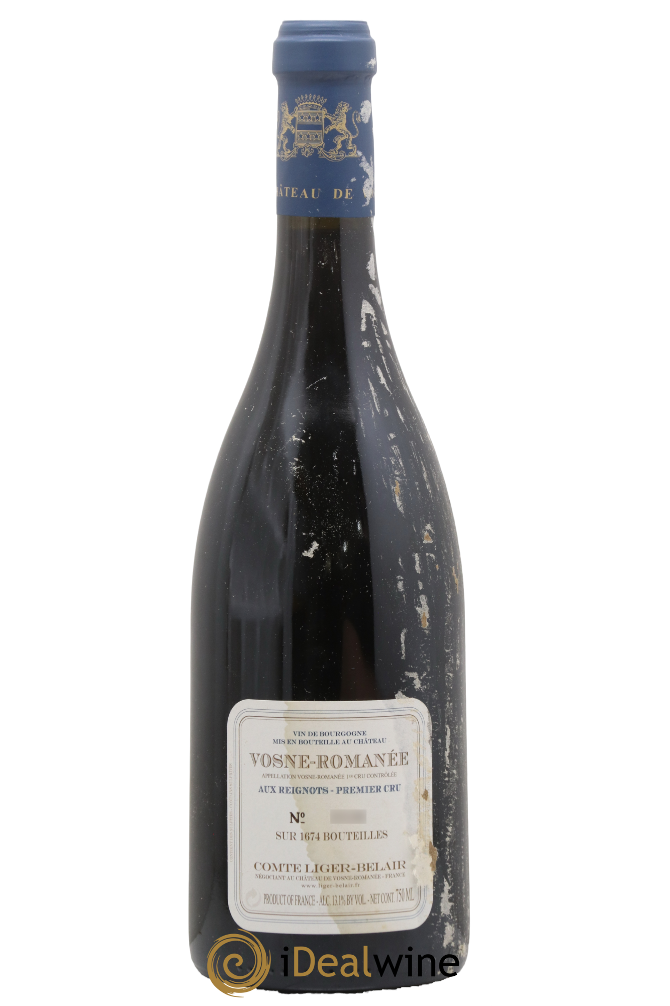 Vosne-Romanée 1er Cru Aux Reignots Ch. de Vosne-Romanée Comte Liger-Belair (Domaine du) 2004 - Lot de 1 bouteille - 1