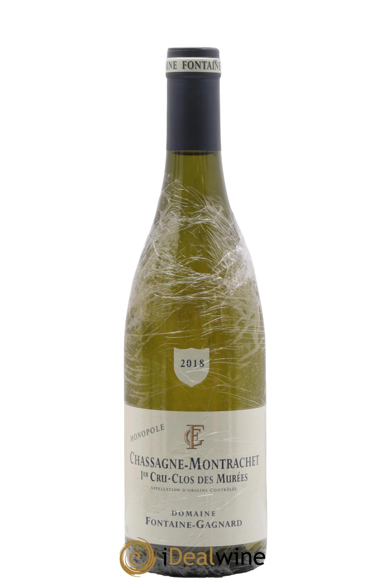 Chassagne-Montrachet 1er Cru Clos des Murées Fontaine-Gagnard (Domaine) 2018 - Lot de 1 bouteille - 0