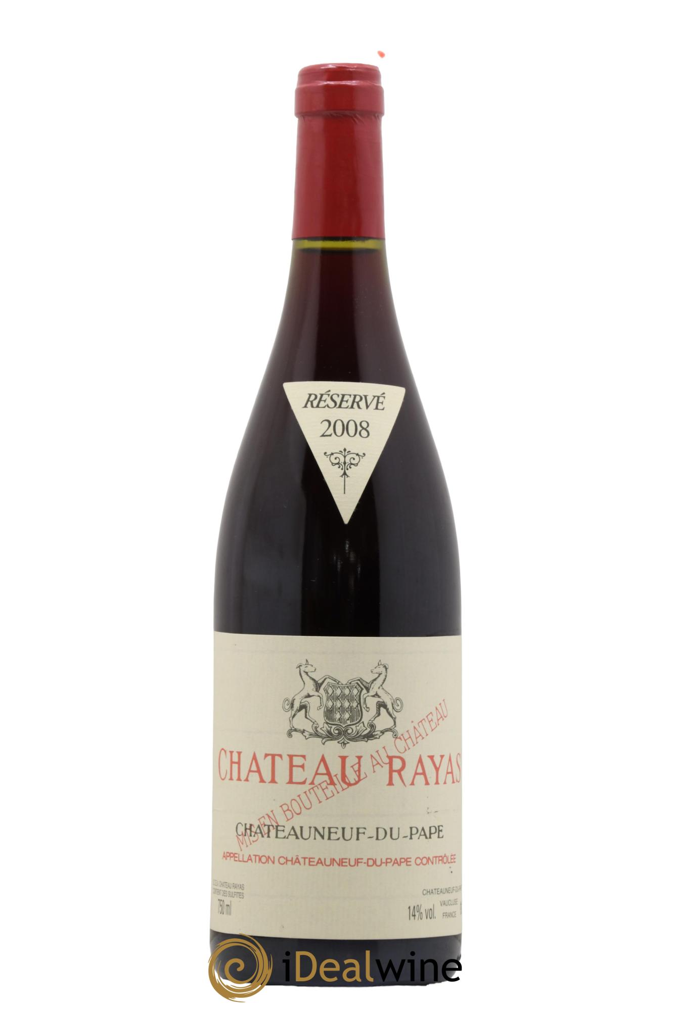 Châteauneuf-du-Pape Château Rayas Emmanuel Reynaud 2008 - Lot de 1 bouteille - 0