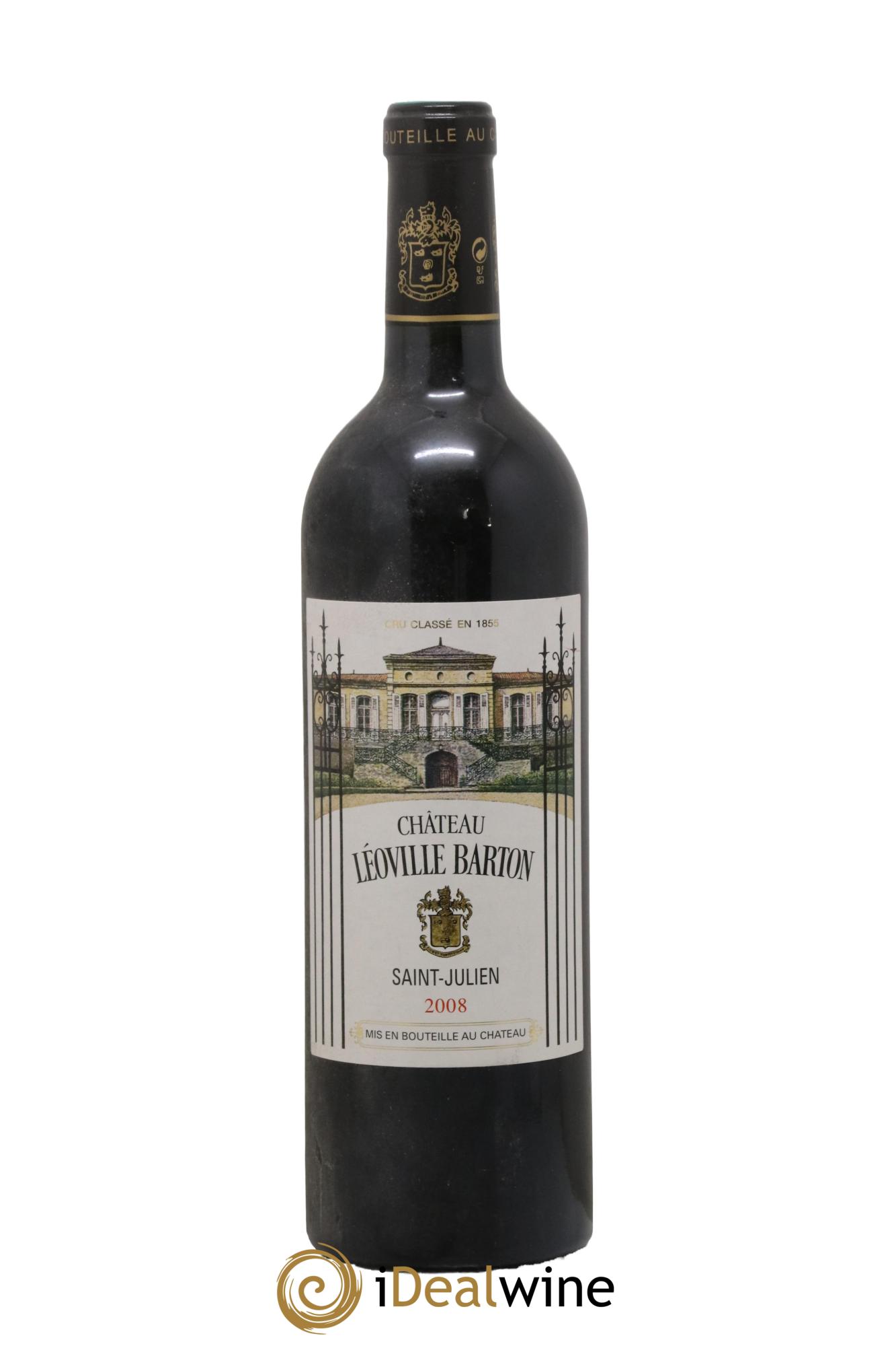 Château Léoville Barton 2ème Grand Cru Classé 2008 - Lot of 1 bottle - 0
